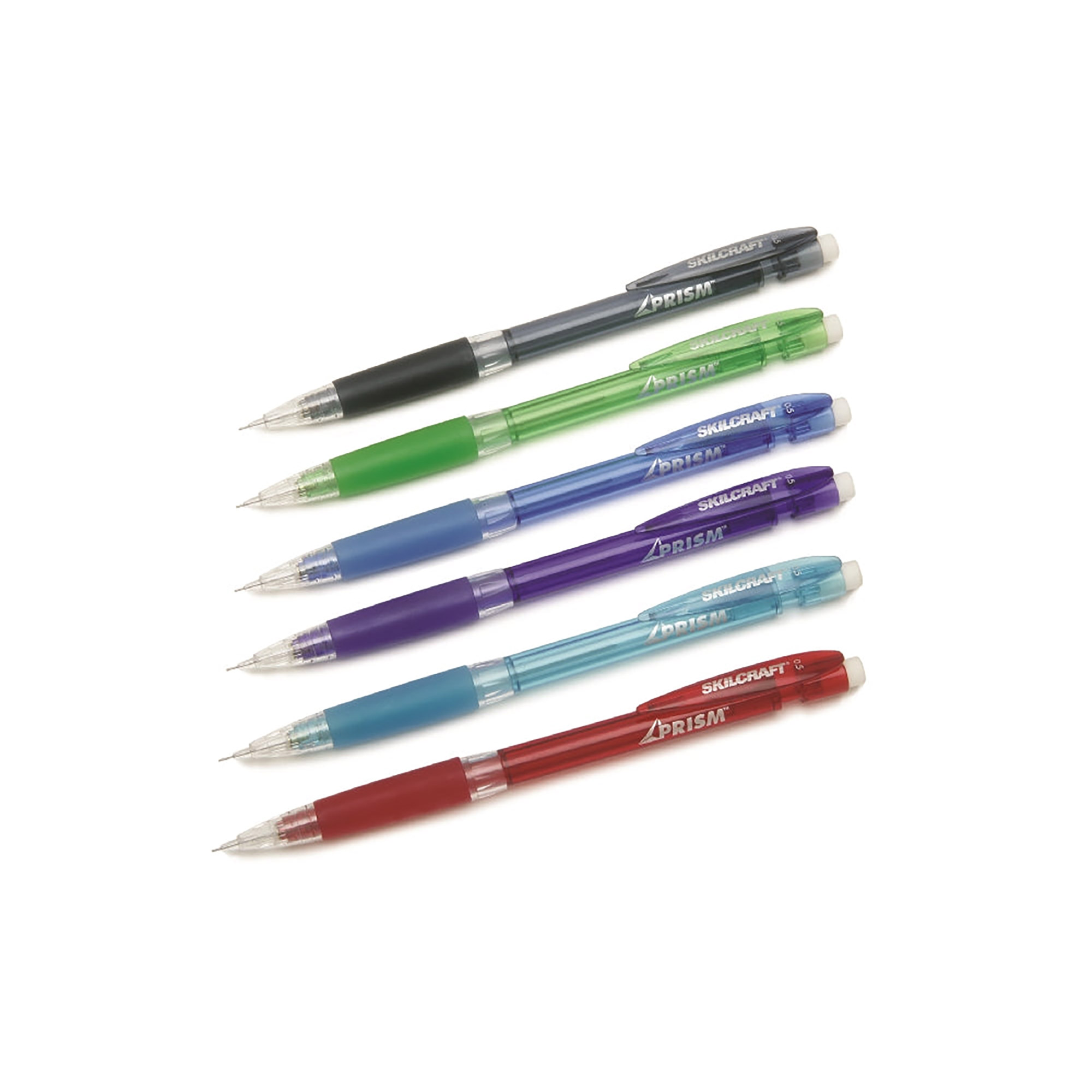 Pencil, Mechanical, Assorted Jewel Tone Barrels, 0.5Mm - 12/PK