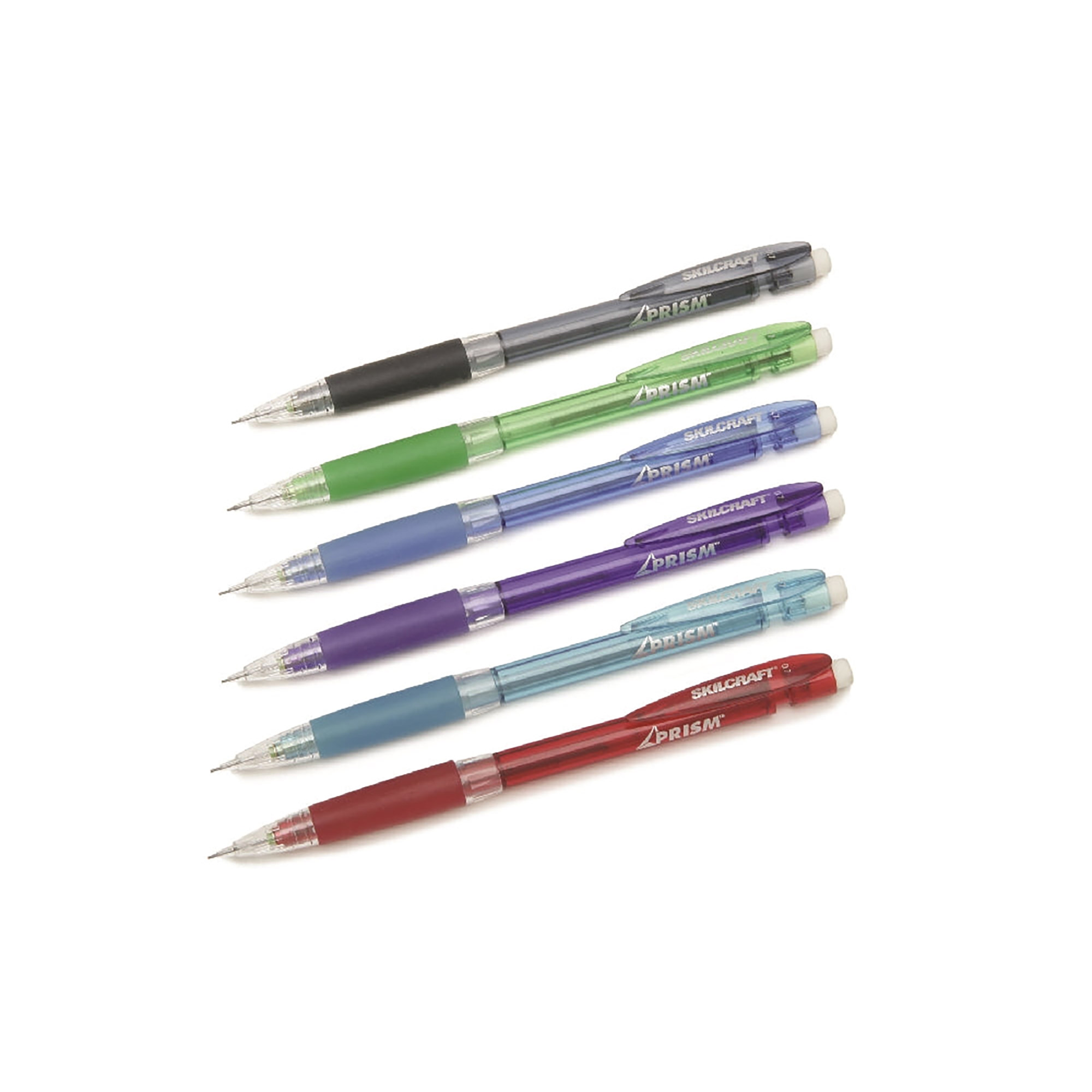 Pencil, Mechanical, Assorted Jewel Tone Barrels, 0.7Mm - 12/PK
