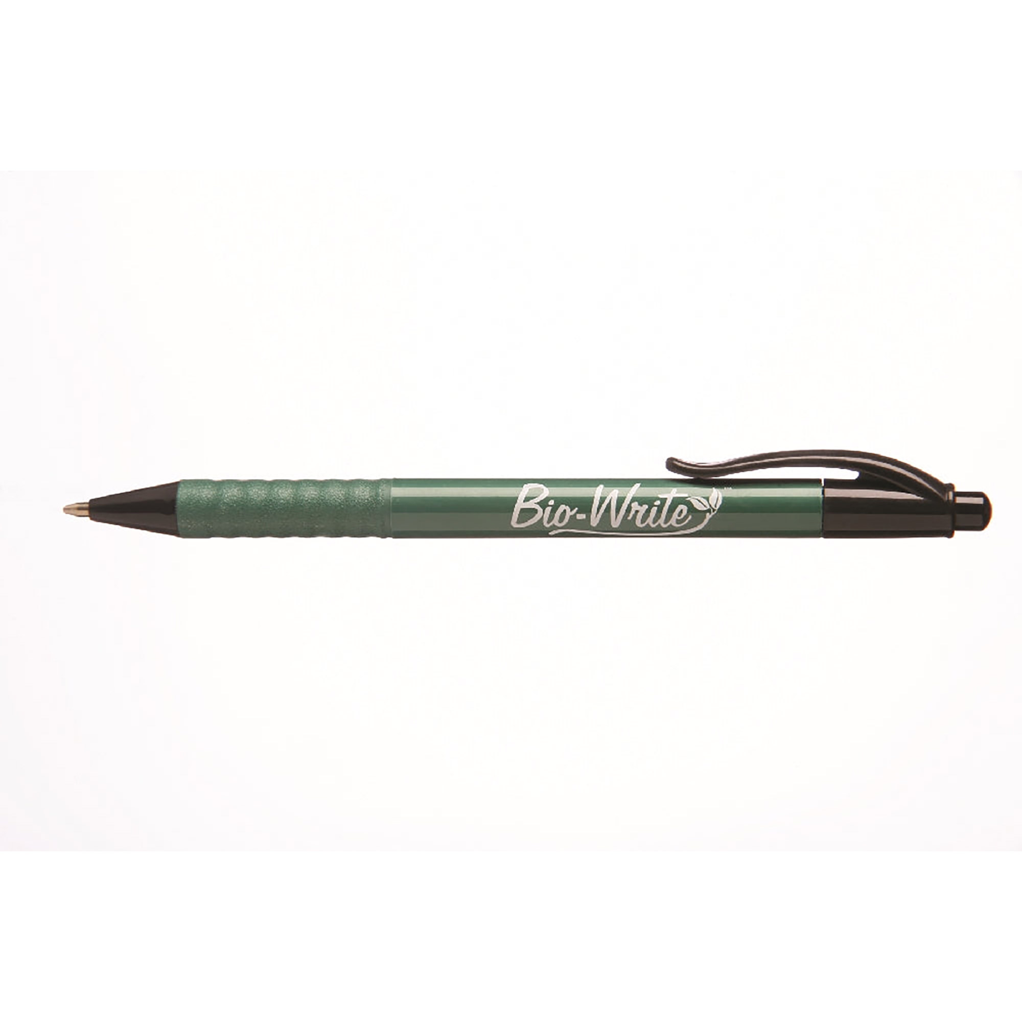 Pen, Ballpoint, Retractable, Bio-Based, Black Accents, Fine Point - 12/PK