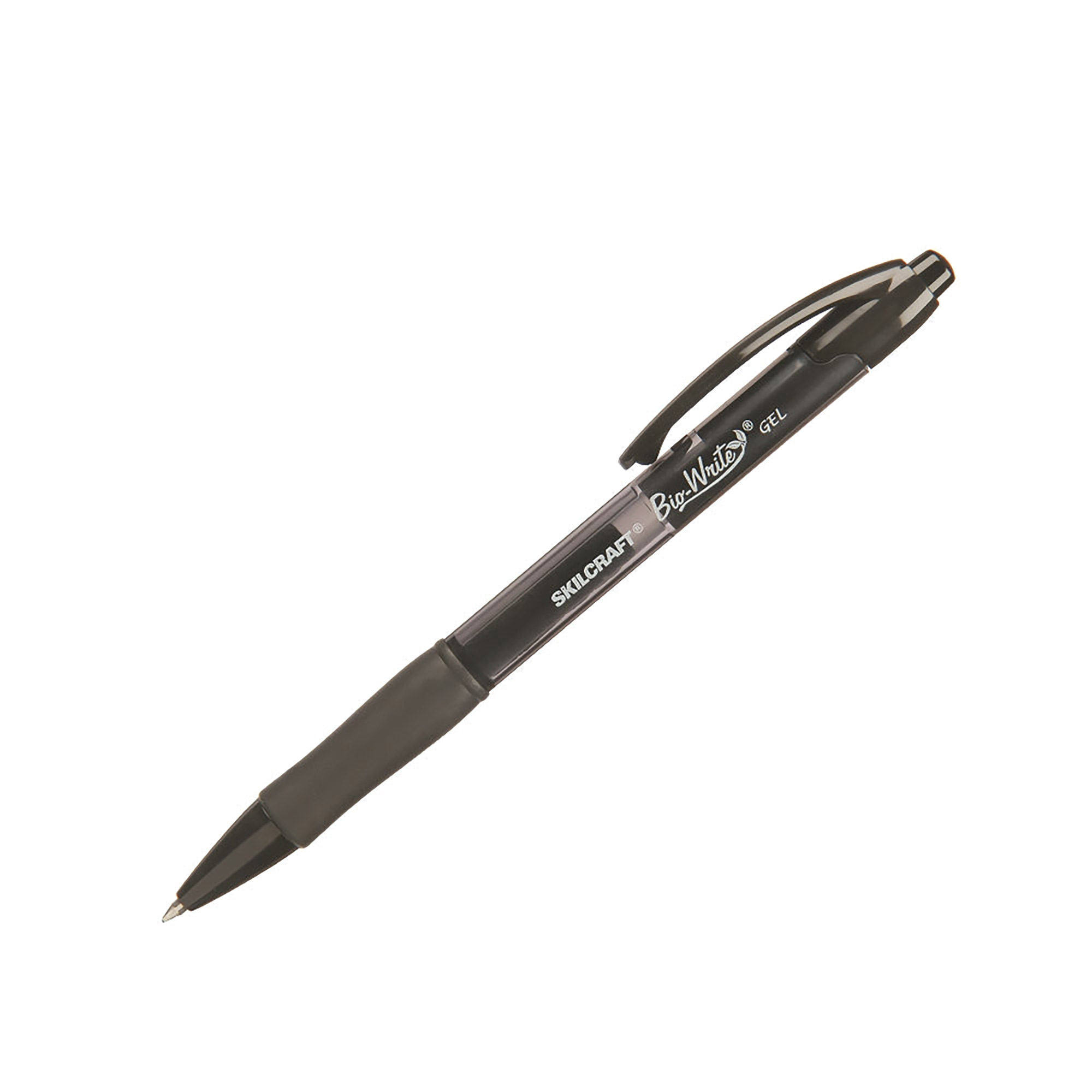 Pen, Gel, Retractable, Bio-Write, Black, Medium Point - 12/PK