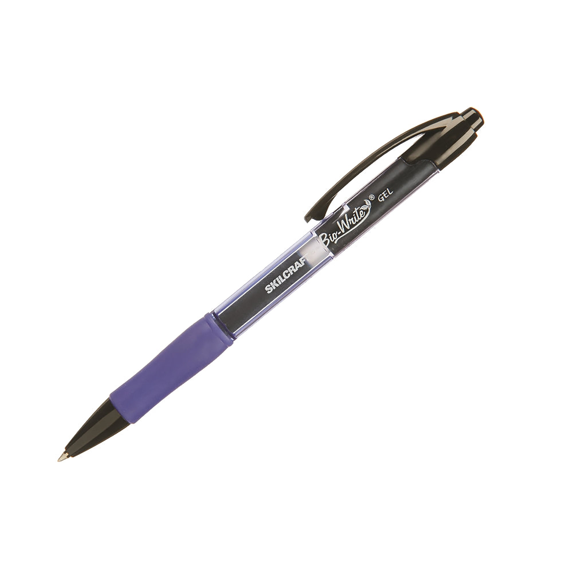 Pen, Gel, Retractable, Bio-Write, Blue, Medium Point - 12/PK