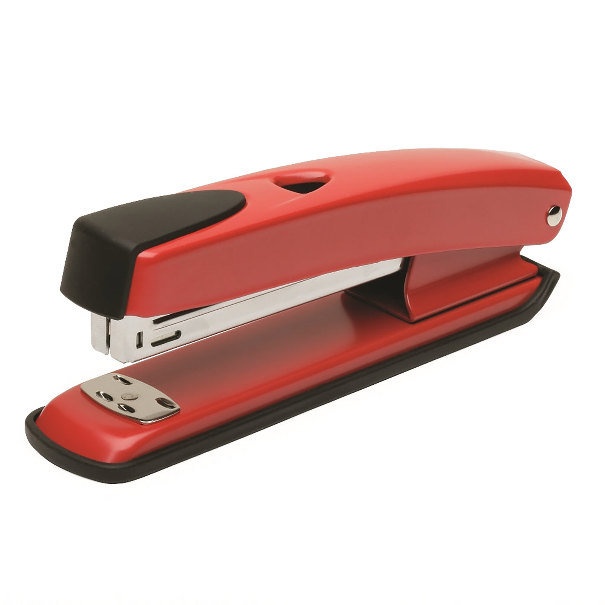 Stapler, Light Duty, All Metal, 20 Sheets, Red - Each