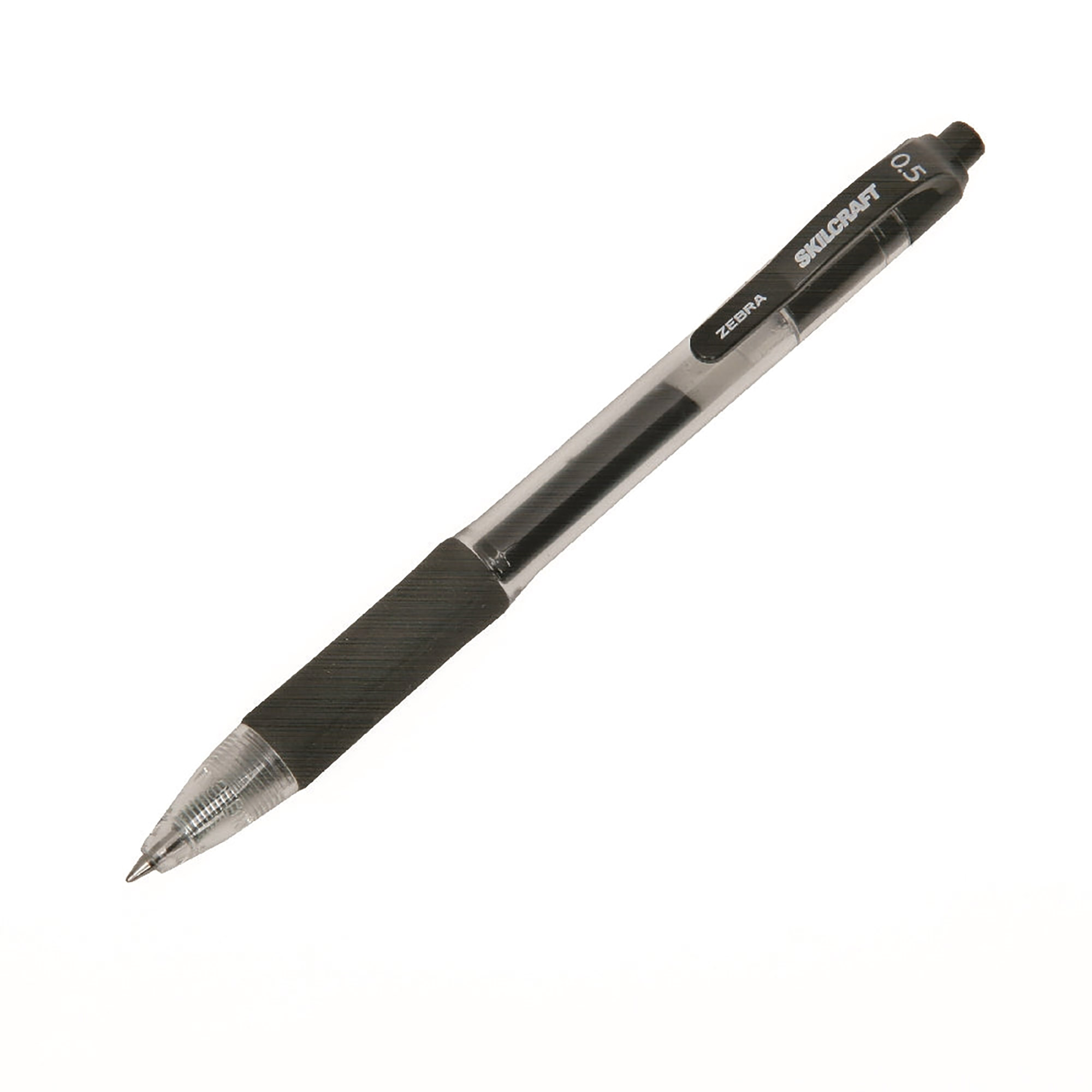 Pen, Retractable Gel, Black Ink, Fine Point - 12/PK