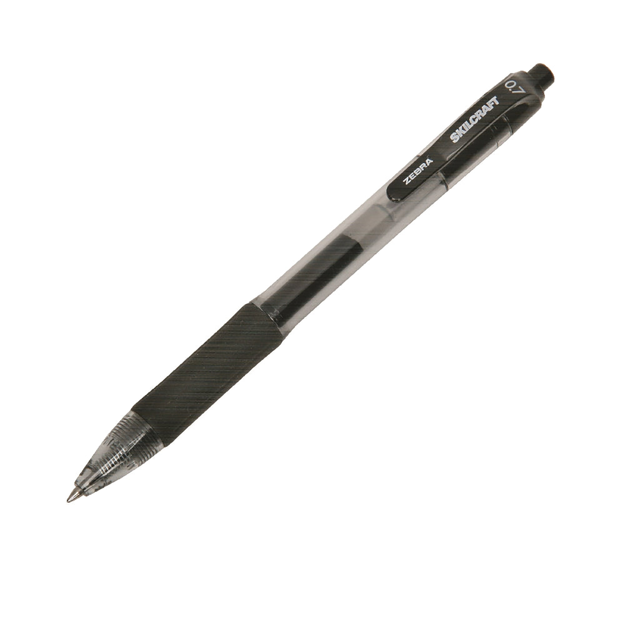 Pen, Retractable Gel, Black Ink, Medium Point - 12/PK