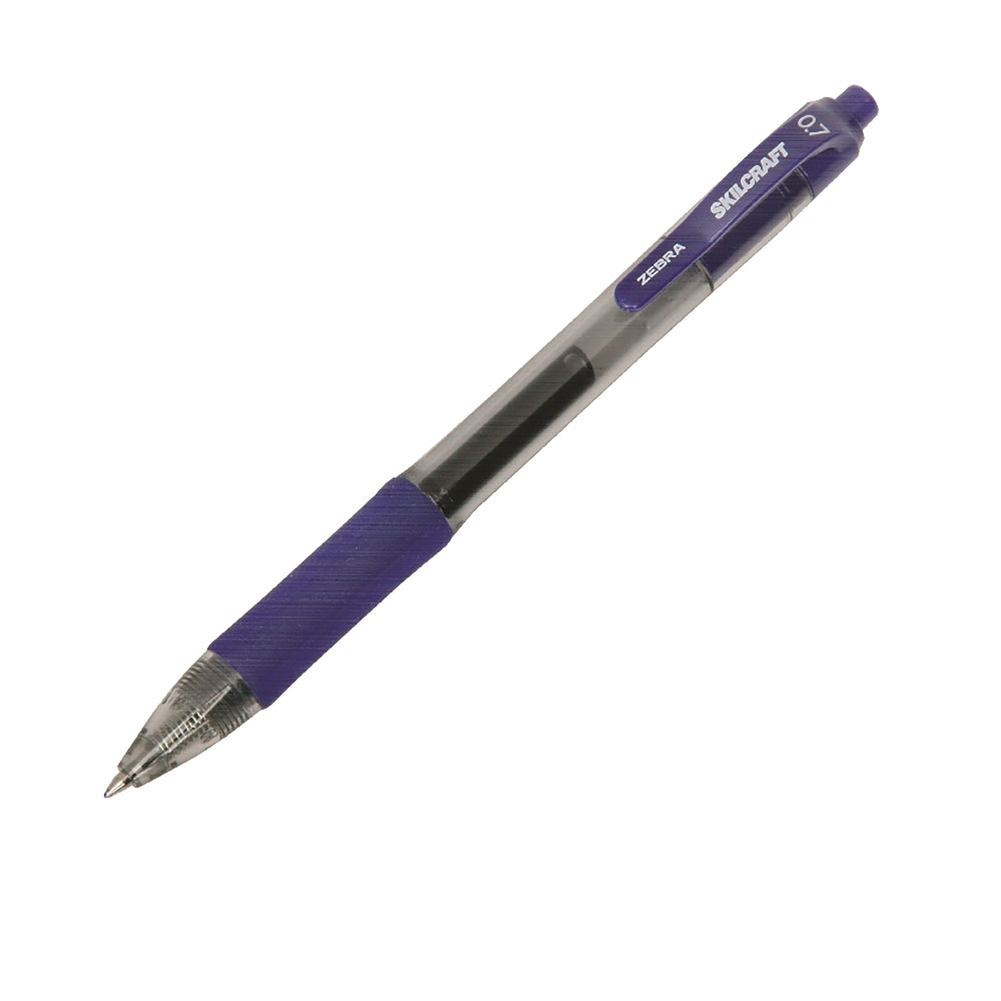 Pen, Retractable Gel, Blue Ink, Medium Point - 12/PK