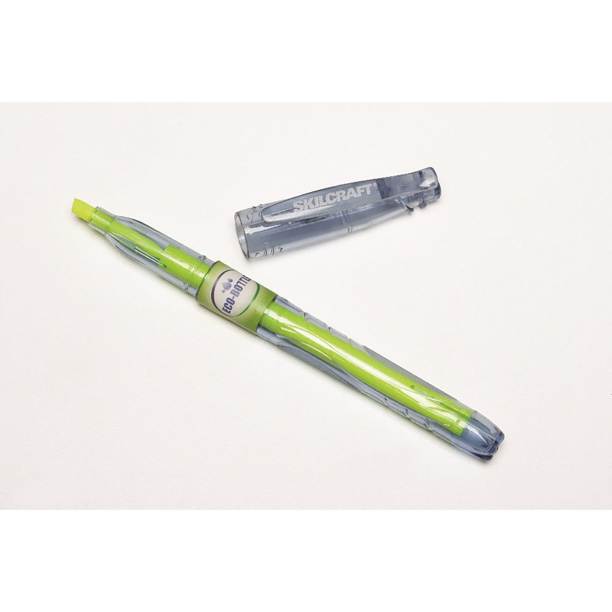 Highlighter, Line Liter, Recycled, Pocket, Chisel Tip, Yellow - 12/PK