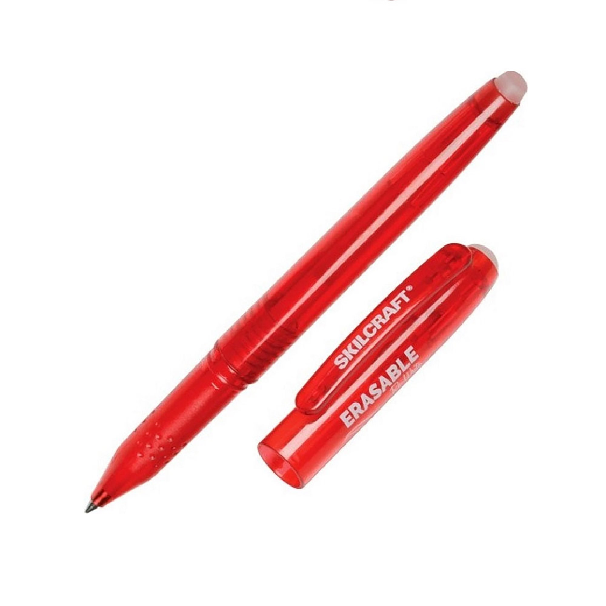 Pen, Gel, Stick, Erasable, Red Gel Ink, .7Mm - 12/PK