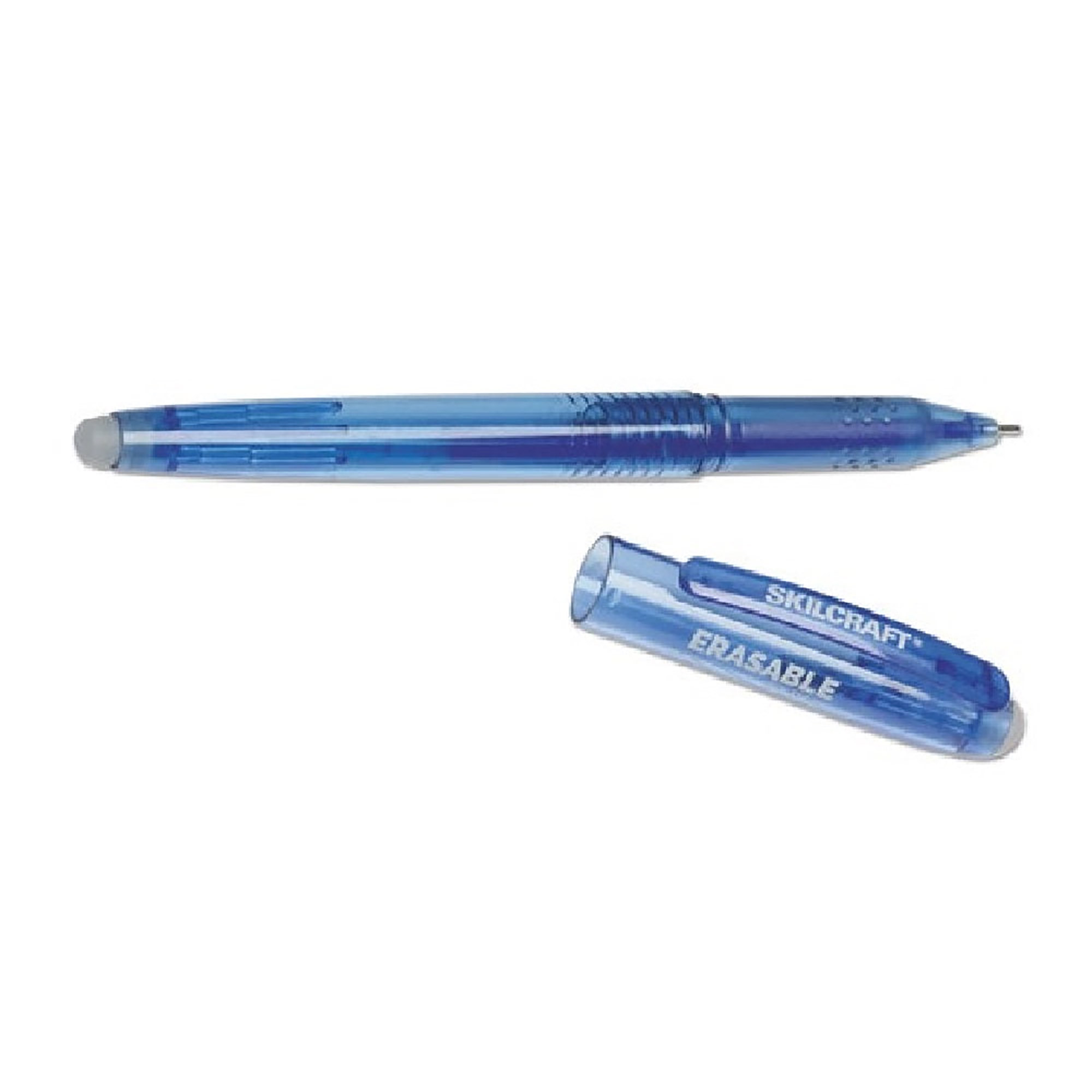 Pen, Gel, Stick, Erasable, Blue Gel Ink, .7Mm - 12/PK