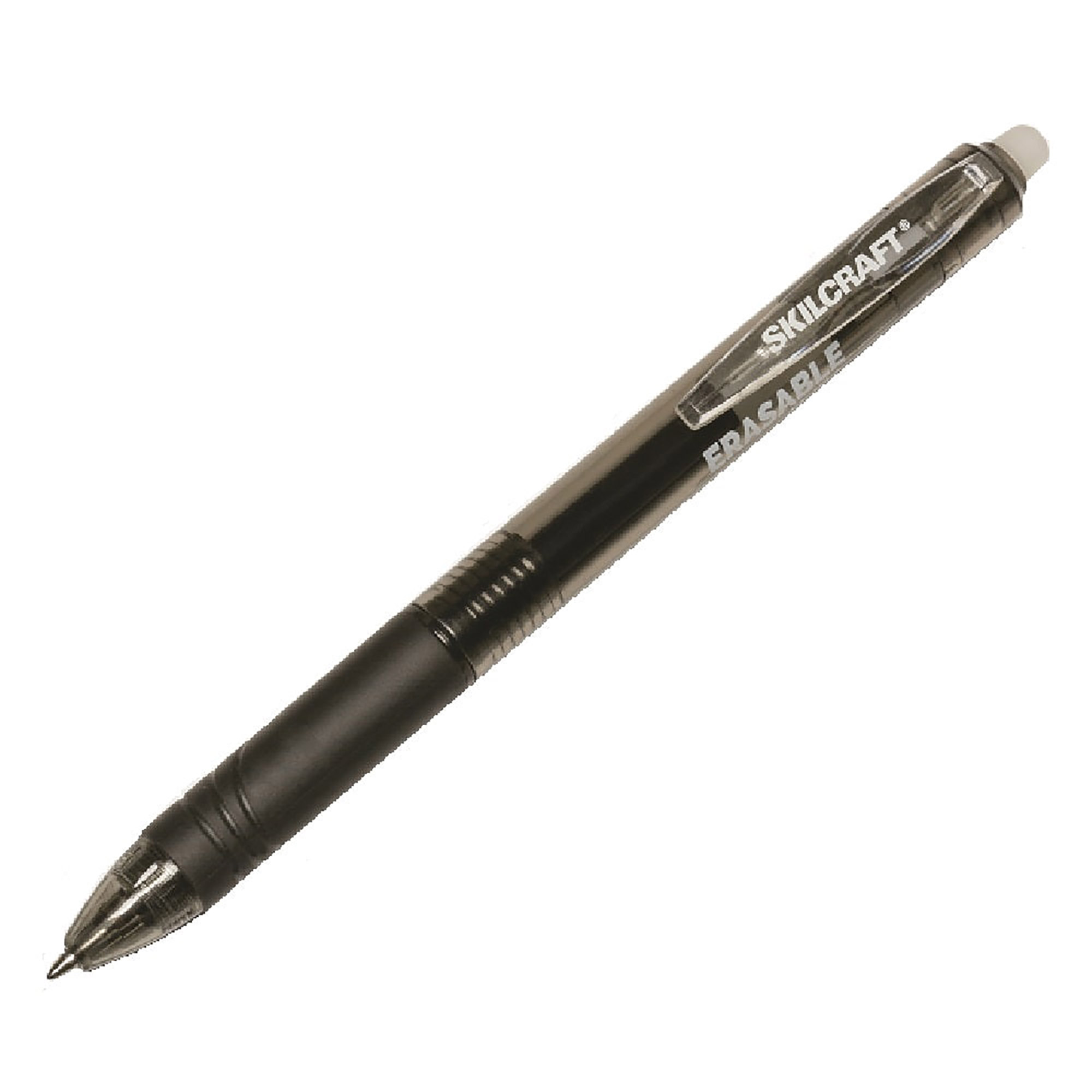 Pen, Retractable, Erasable, Black Gel Ink, .7Mm - 12/PK