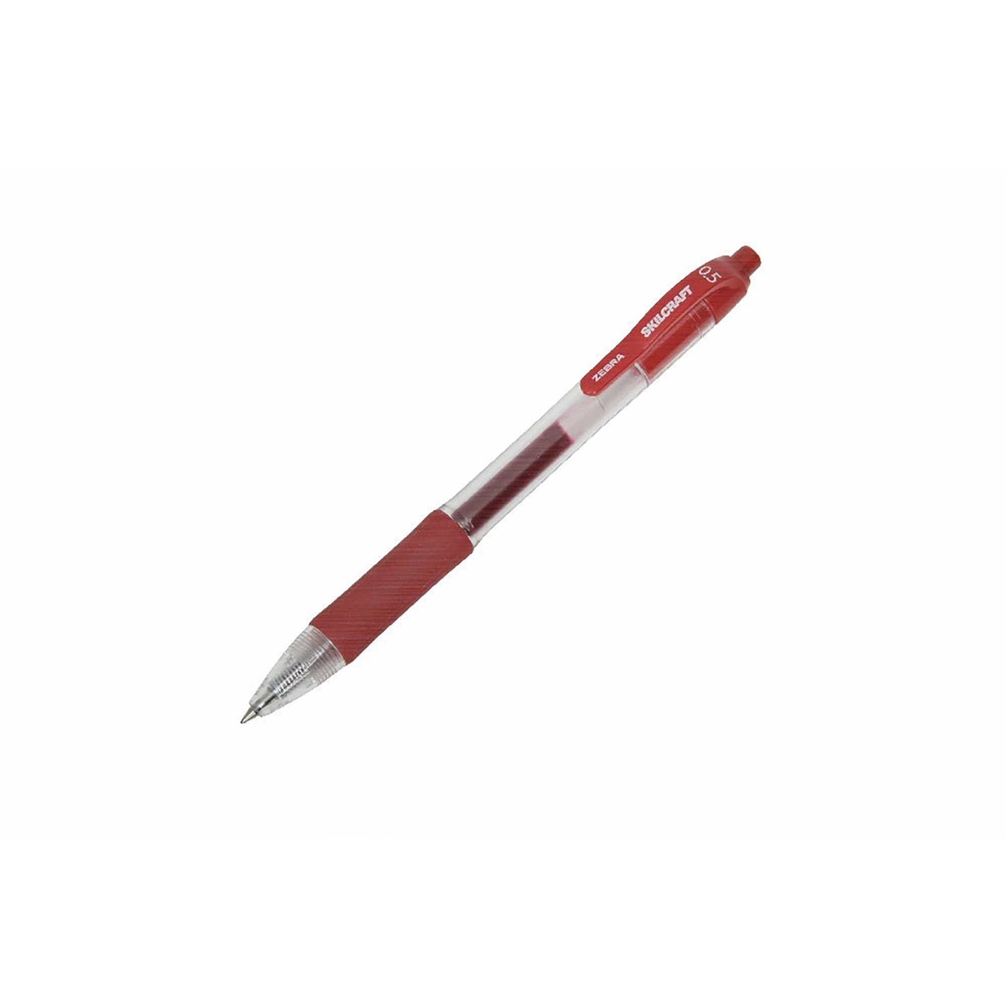 Pen, Retractable Gel, Red Ink, Fine Point - 12/PK
