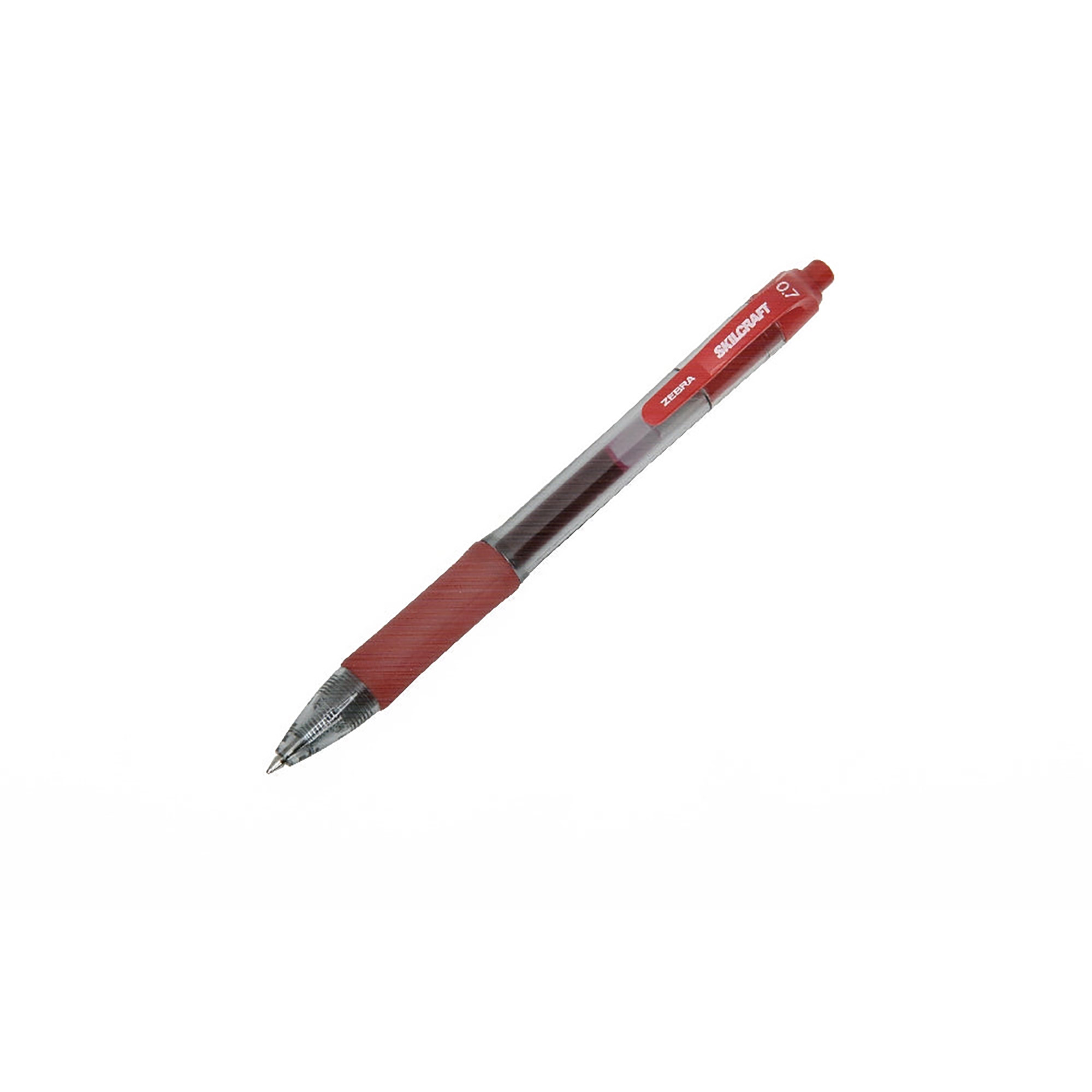 Pen, Retractable Gel, Red Ink, Medium Point - 12/PK