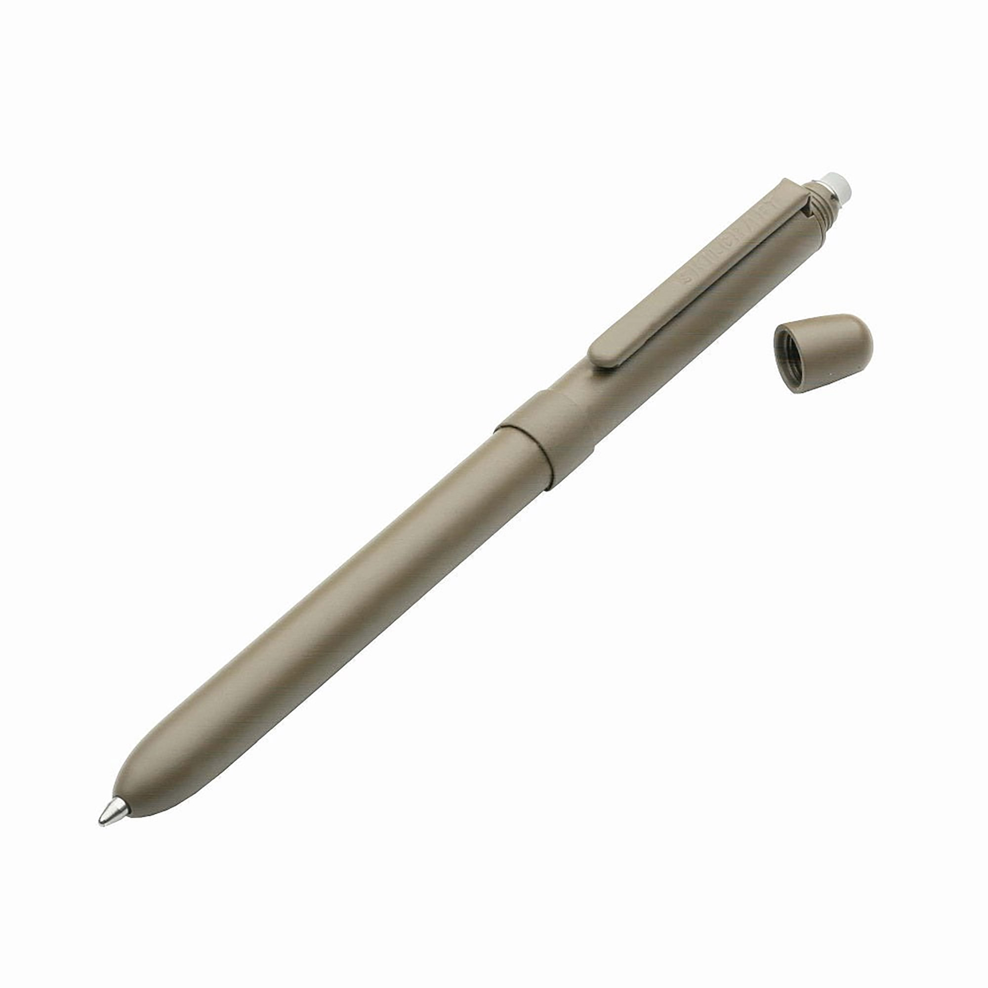 Pen, B3 Aviator Multifunction, Medium Point Black and Red Ink, 0.5mm Pencil, Sand Color - Each