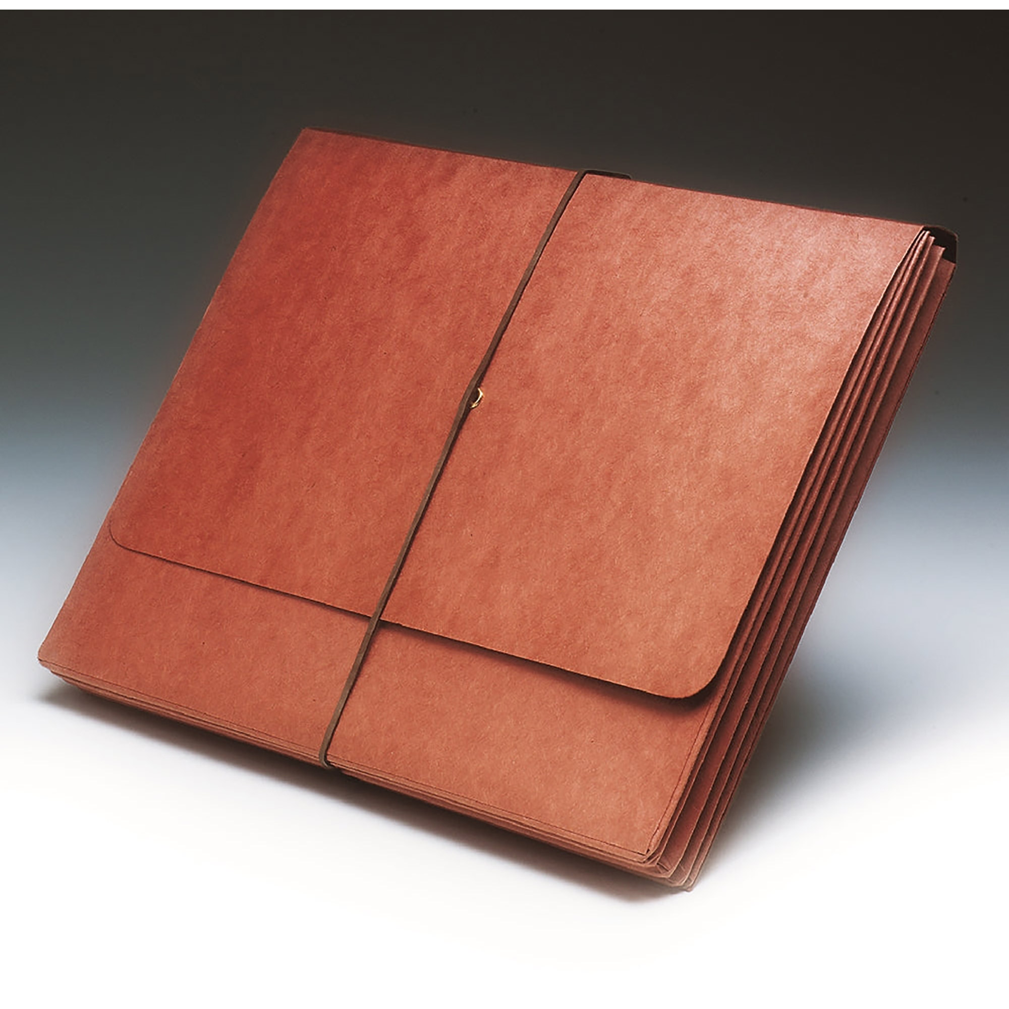 Filing Wallet, Expanding, With Elastic Closure, Red, 9-1/2" x 11-3/4" - 25/PK