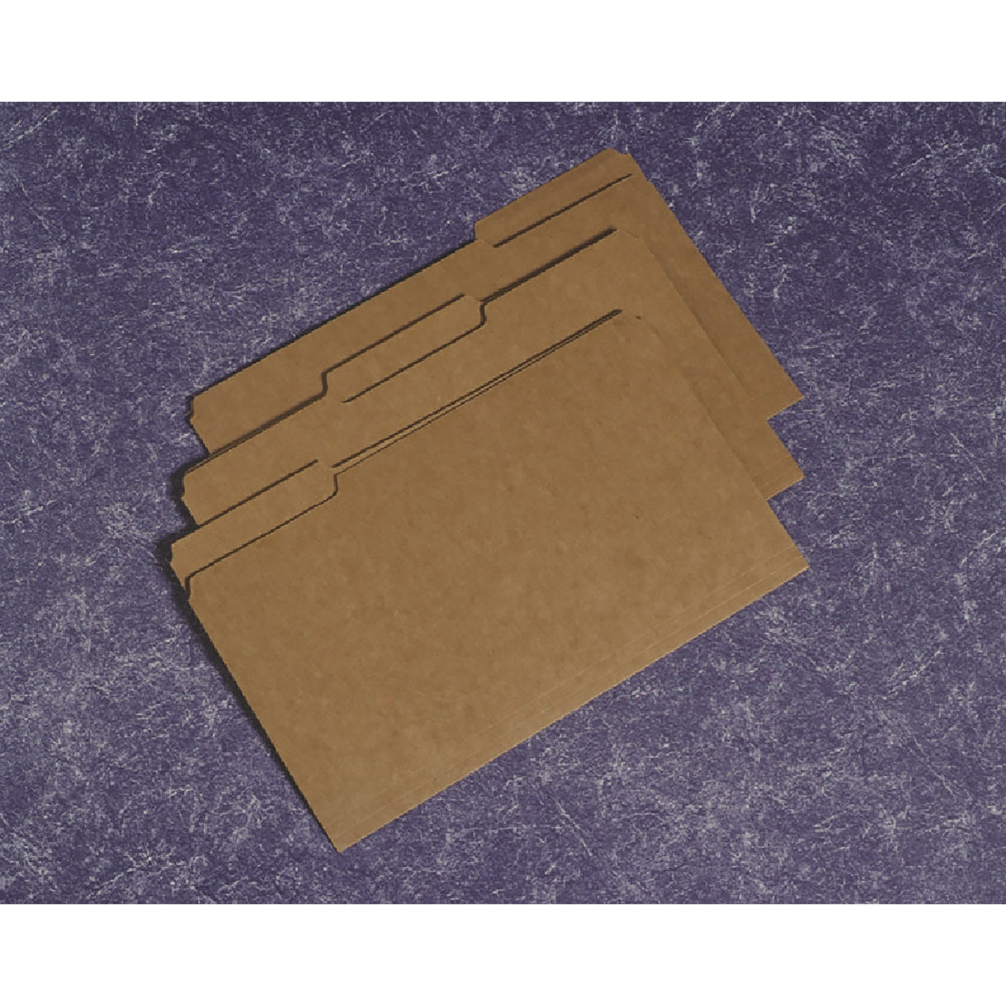 Folder, File, Paperboard, 1/3 Cut Tab, Kraft, Legal/ Expands Up To 3/4" - 100/PK