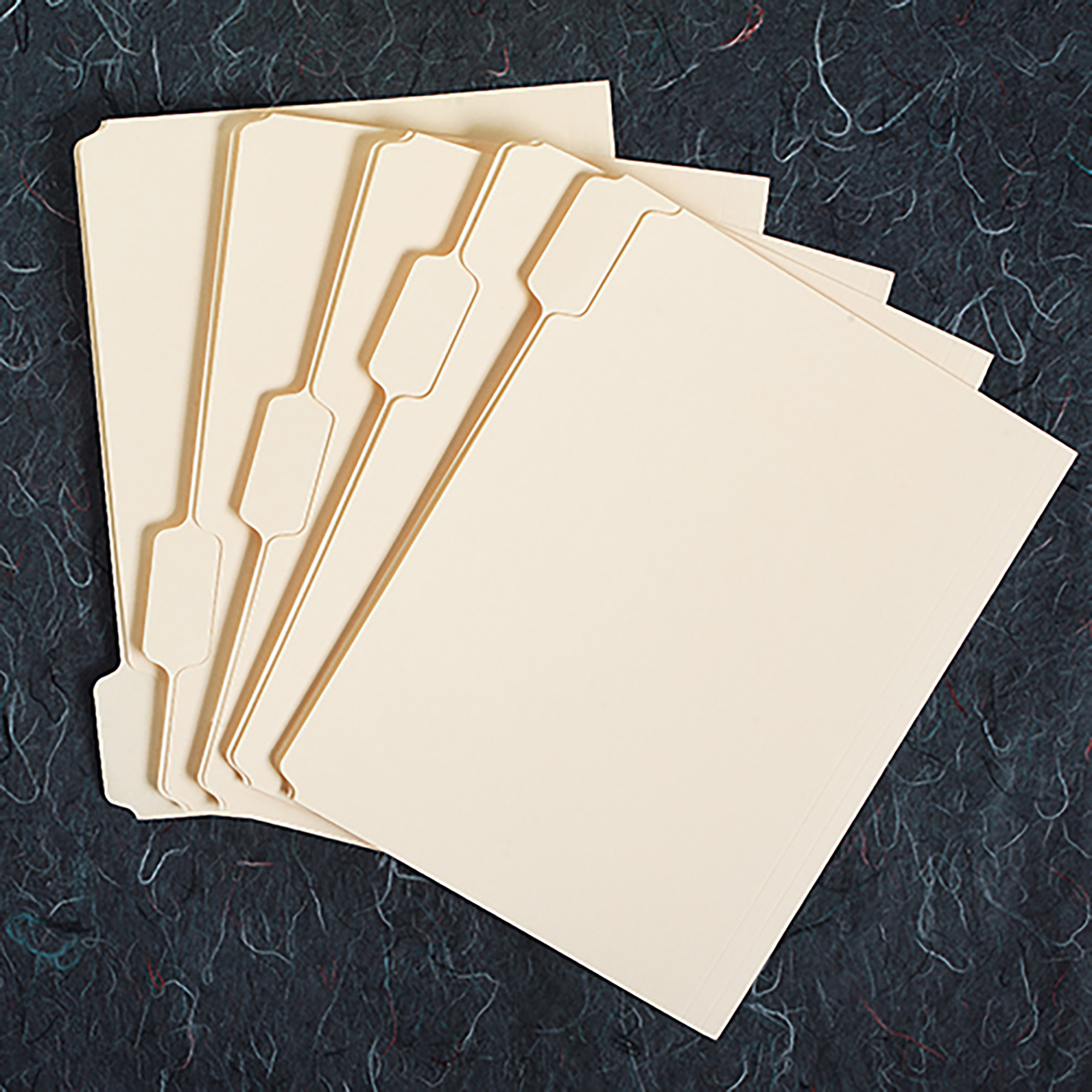 Folders, File, Manila, 1/5 Cut, Letter, 100/PK