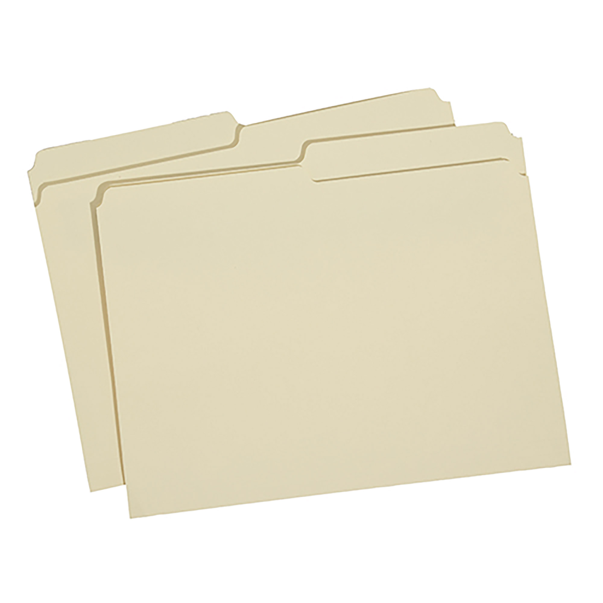 Folders, File, Manila, 1/2 Cut, Letter, 100/PK