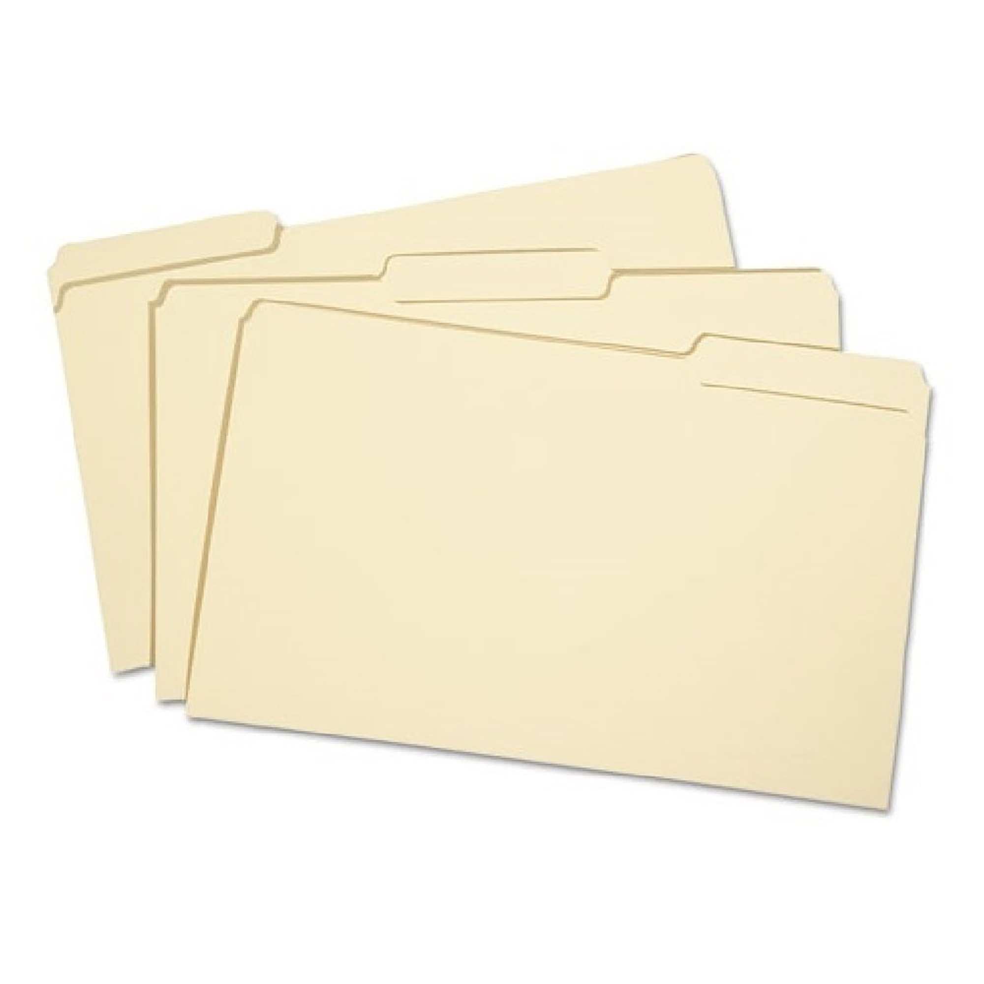Folders, File, Manila, 1/3 Cut, Legal, 100/PK