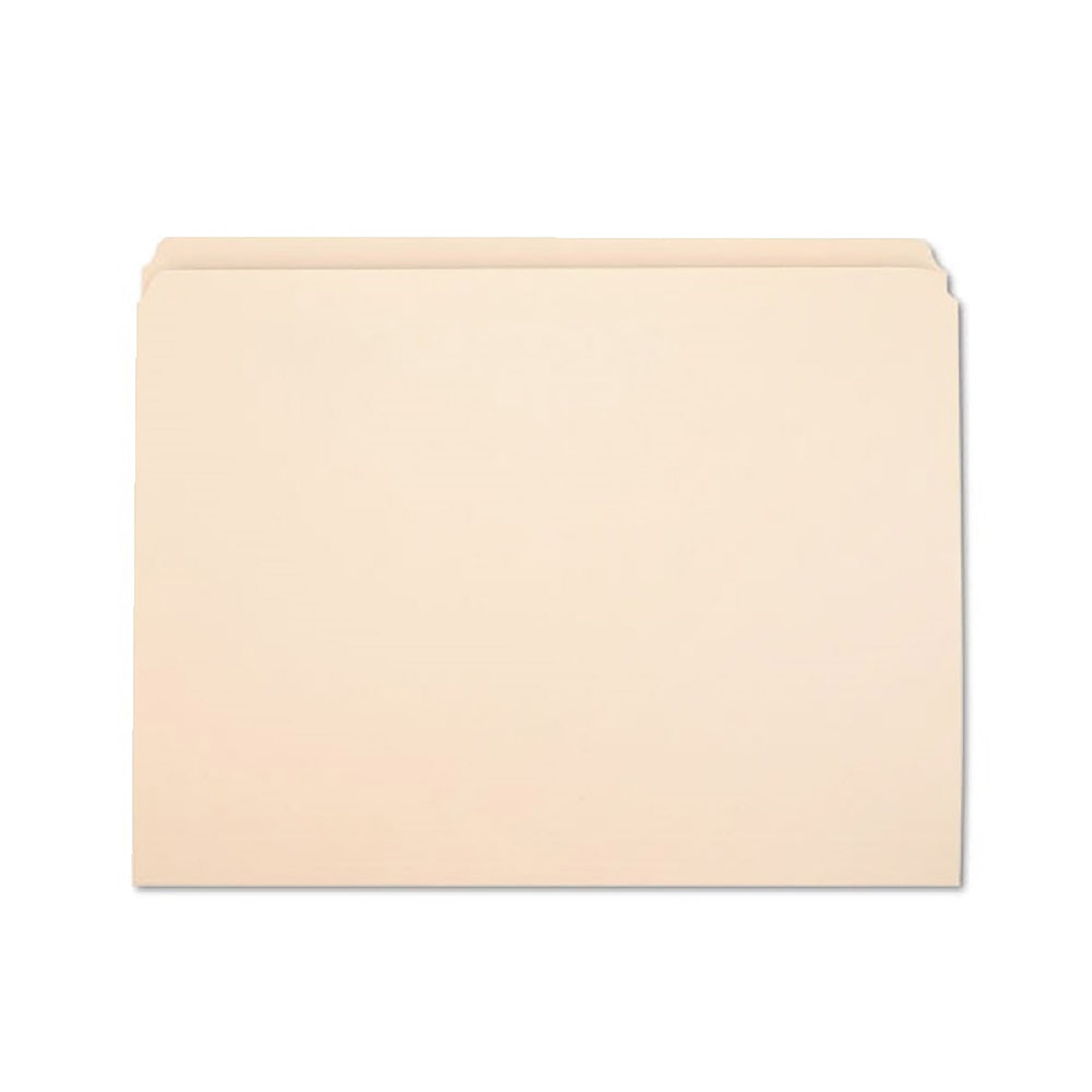 Folders, File, Manila, Straight Cut, Letter, 100/PK