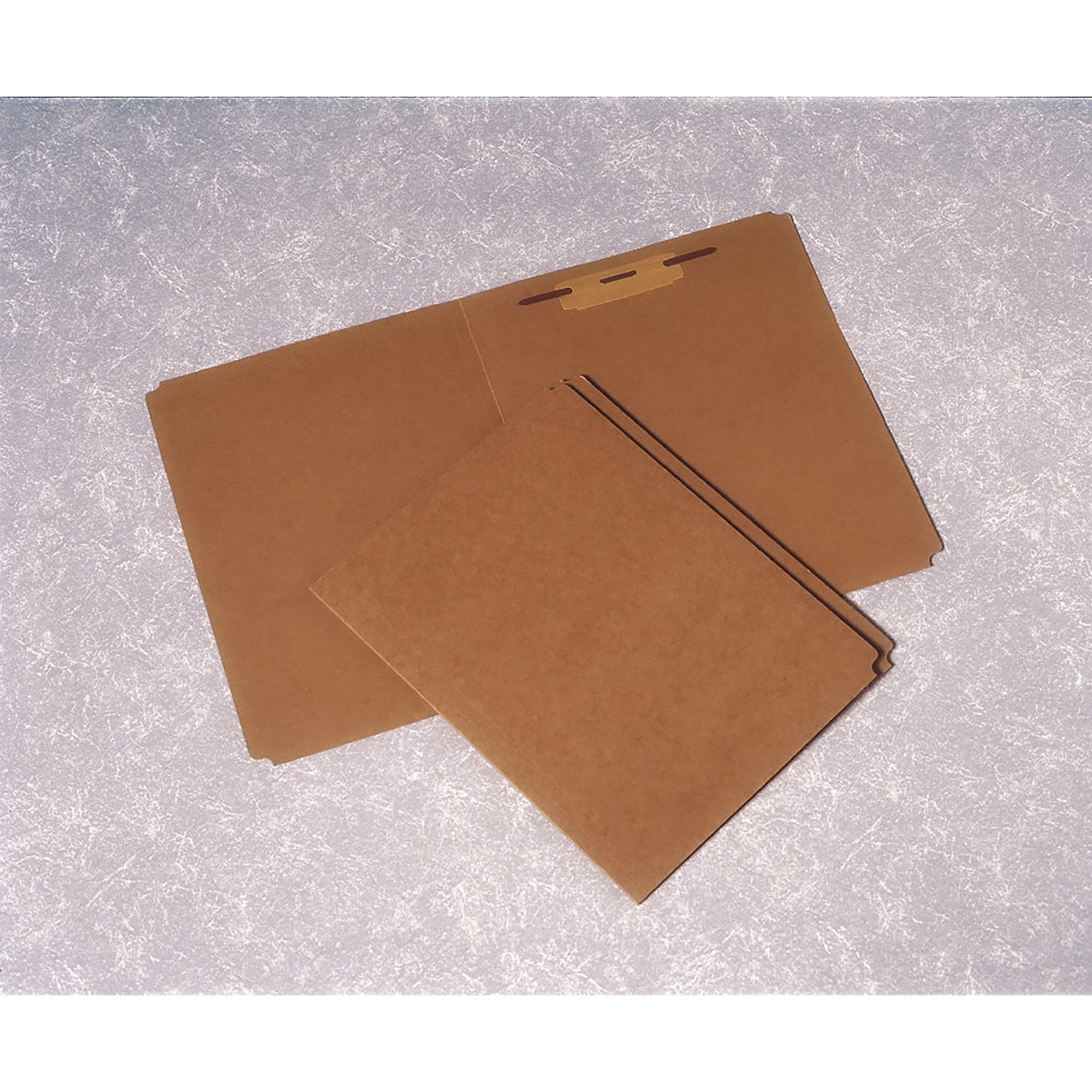 Folder, File, Paperboard, Heavy Duty, Straight Cut Tab, 1-1/2" Fastener, Kraft, Letter - 100/PK