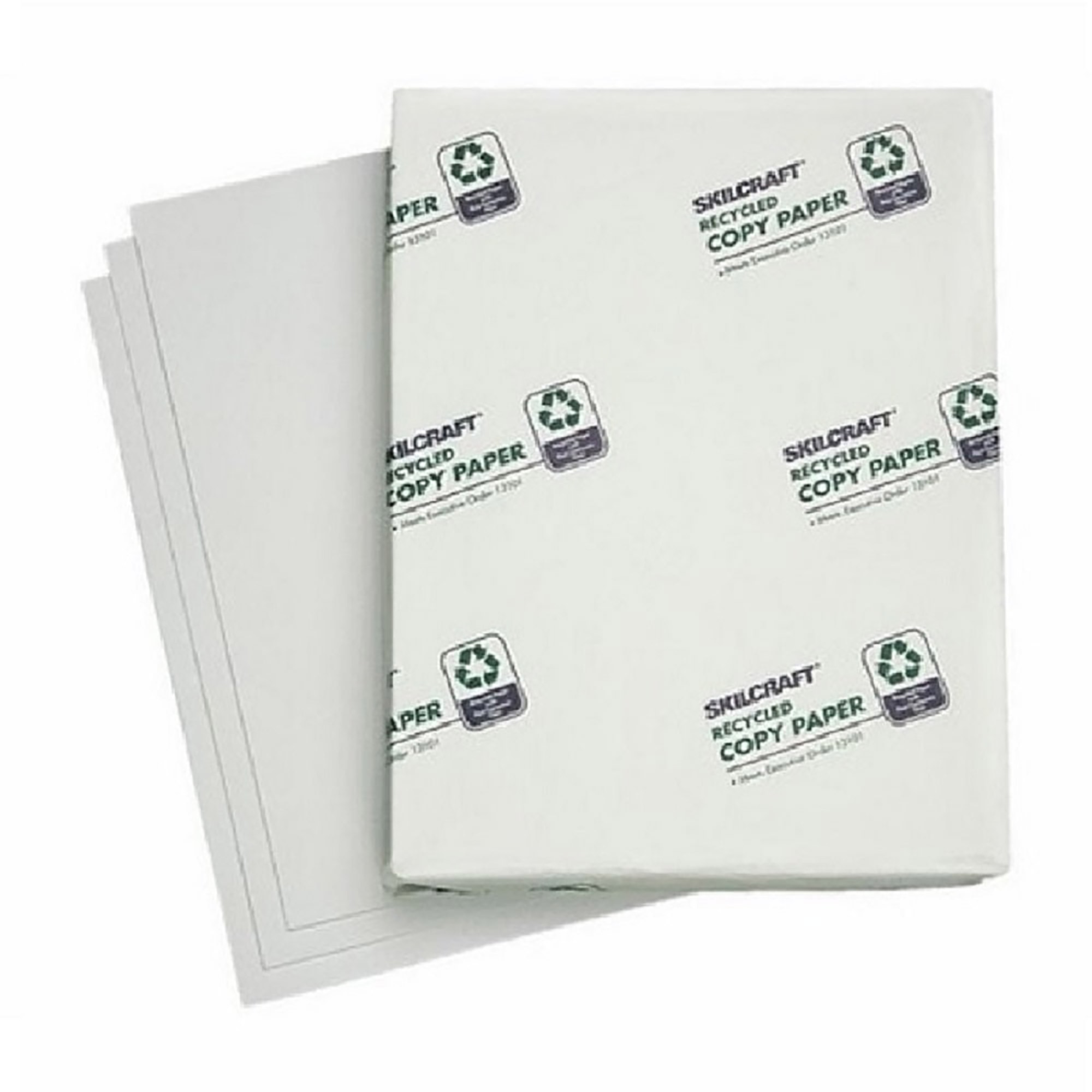 Paper, Xerographic, Dual Purpose, White, U.S. Federal Watermarked, 8.5" x 14" - 500/BX