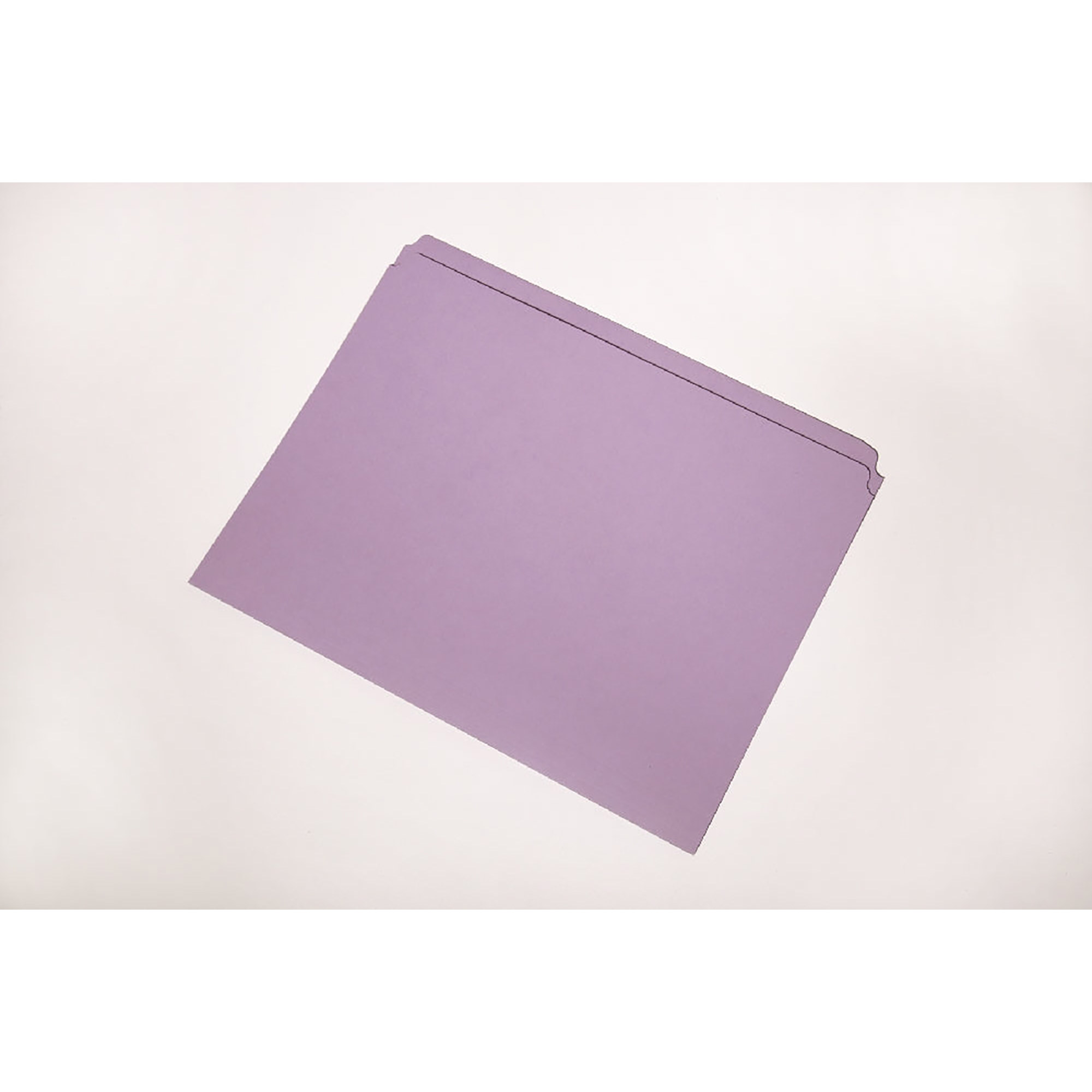 Folder, File, Straight Cut, Lavender, Letter - 100/BX