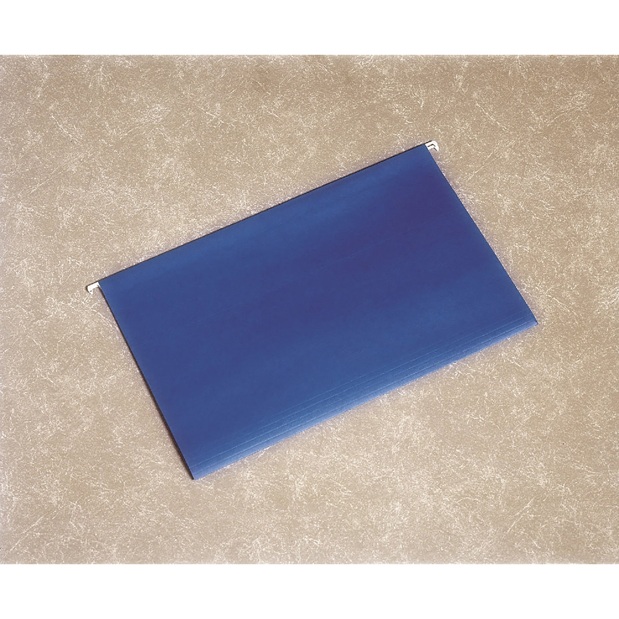 Folder, File, Hanging, 1/5 Cut Tabs, Recycled, Blue, Legal - 25/BX