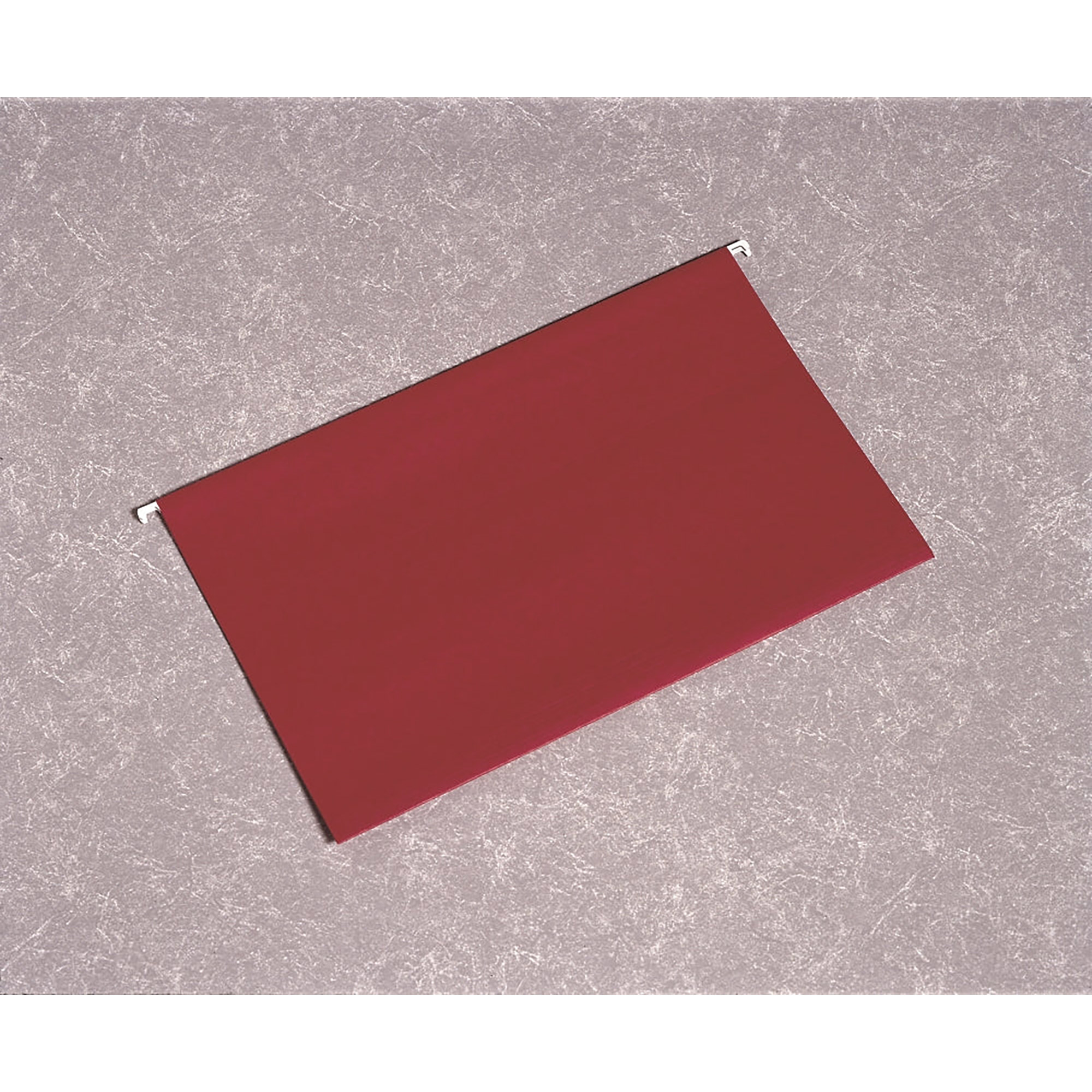 Folder, File, Hanging, 1/5 Cut Tabs, Recycled, Red, Legal - 25/BX