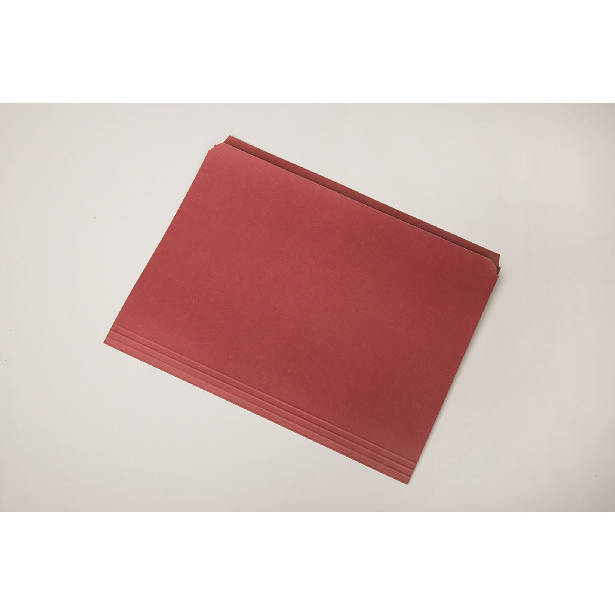 Folder, File, Straight Cut, Red, Letter - 100/BX