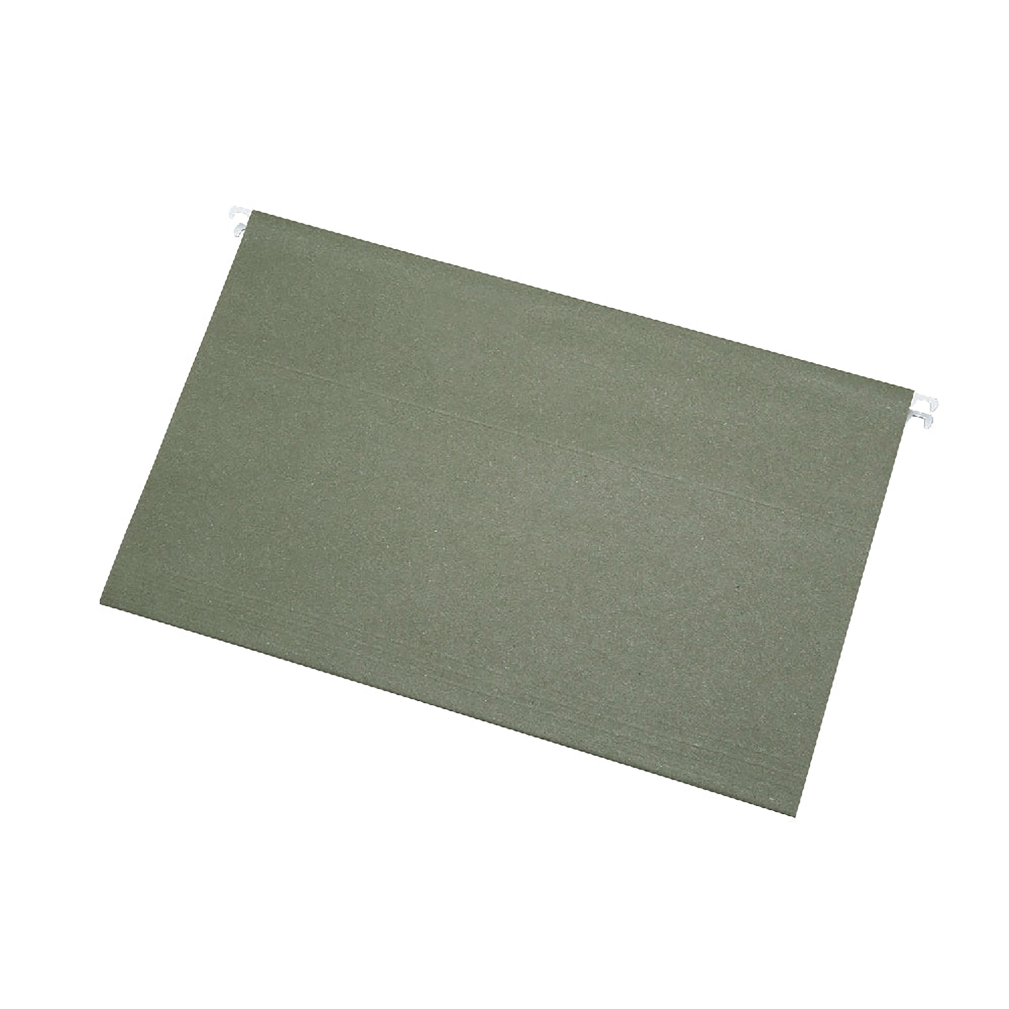 Folder, File, Hanging, Without Tabs, Recycled, Green, Legal - 25/BX