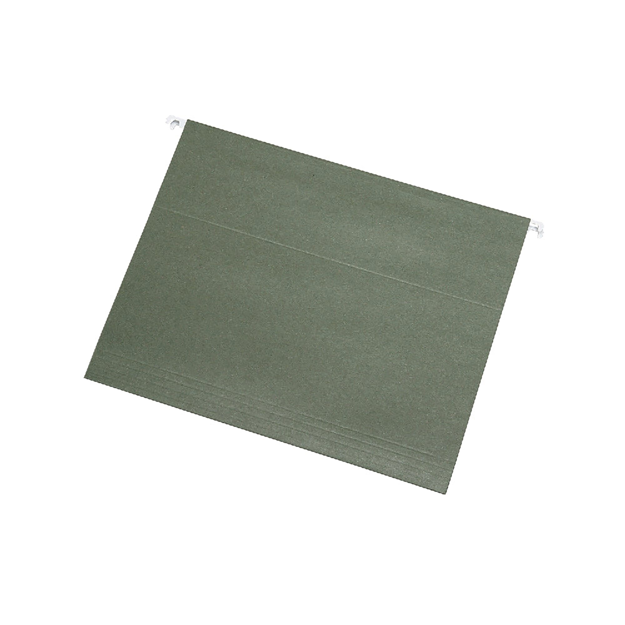 Folder, File, Hanging, Without Tabs, Recycled, Green, Letter - 25/BX