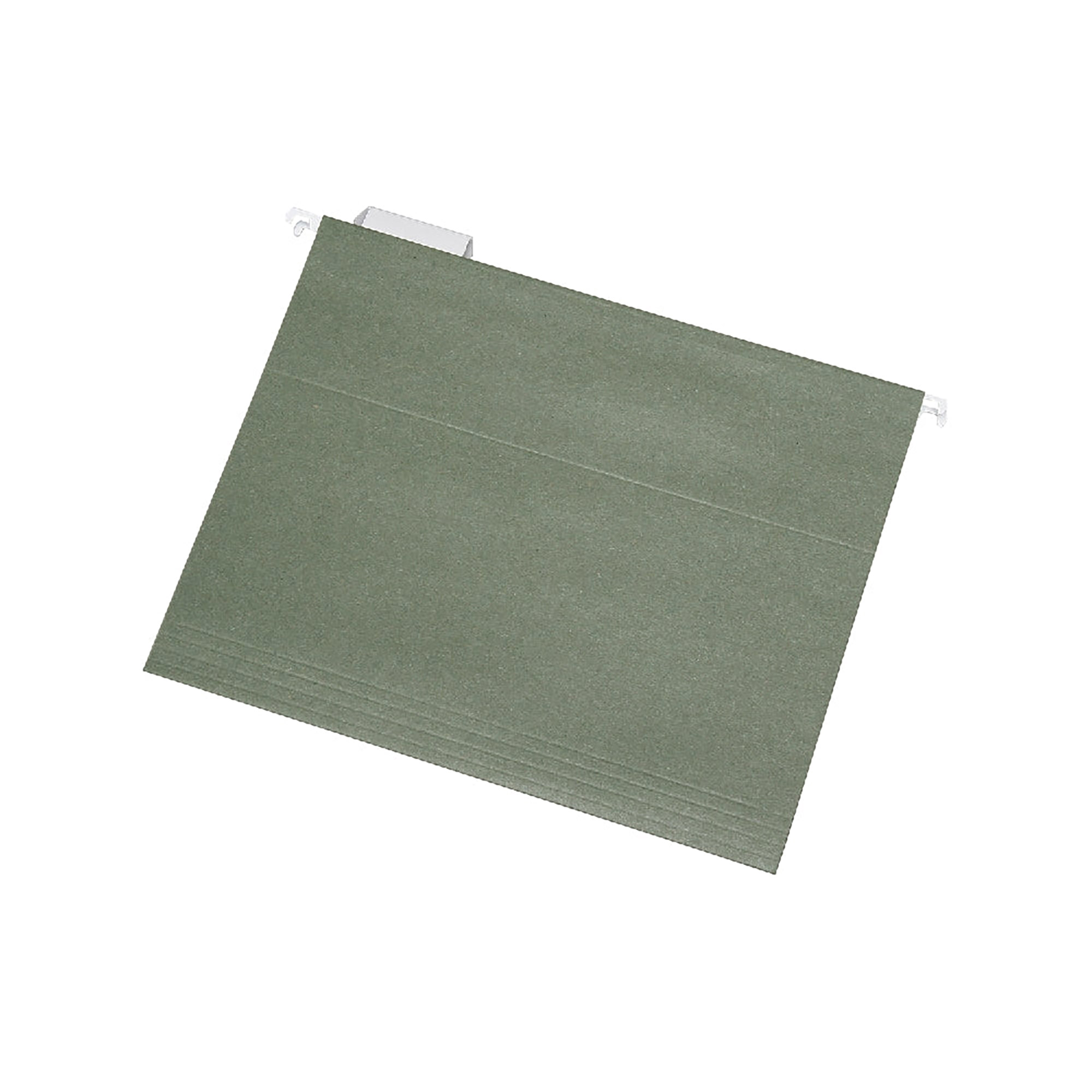 Folder, File, Hanging, 1/5 Cut Tabs, Recycled, Green, Letter - 25/BX