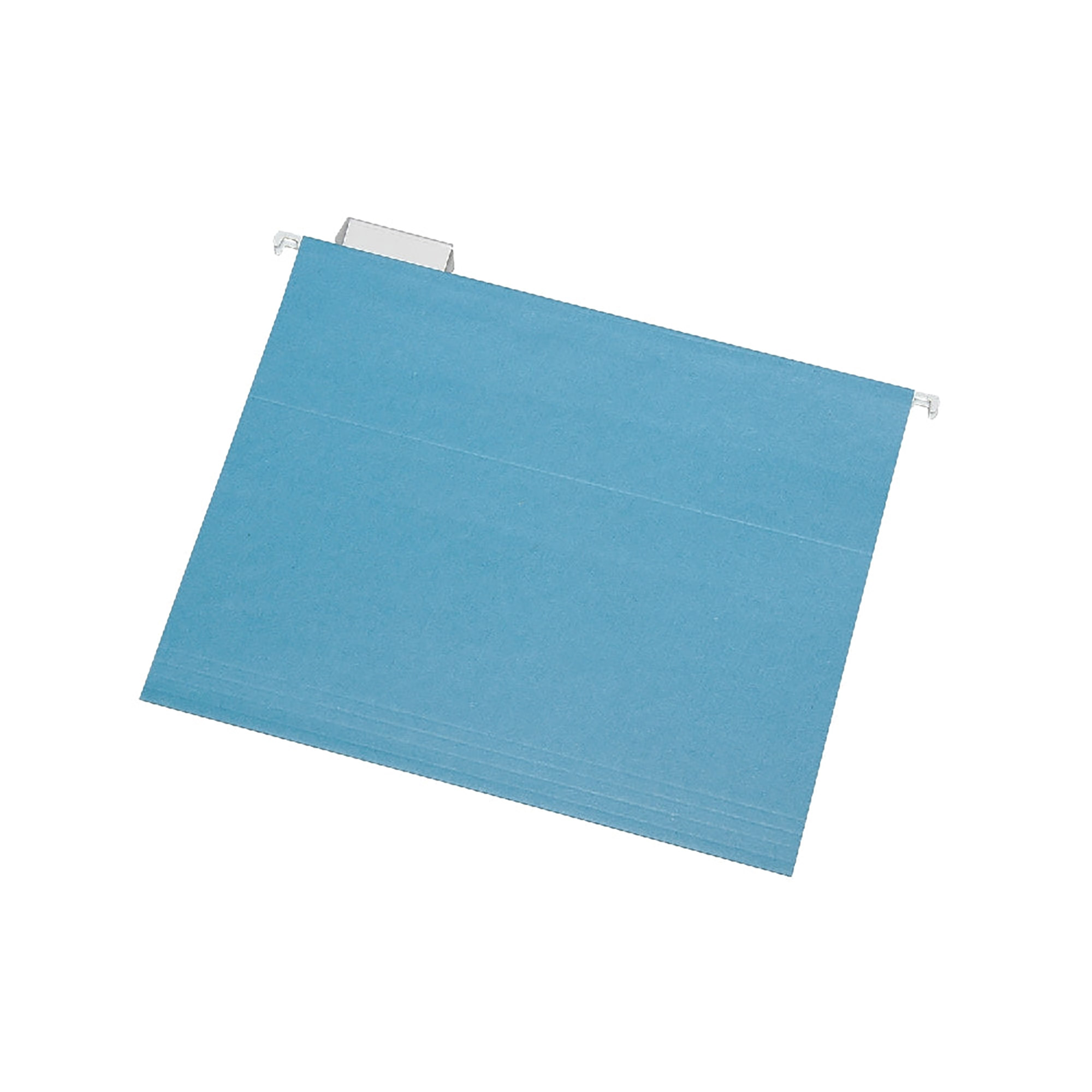 Folder, File, Hanging, 1/5 Cut Tabs, Recycled, Blue, Letter - 10/BX