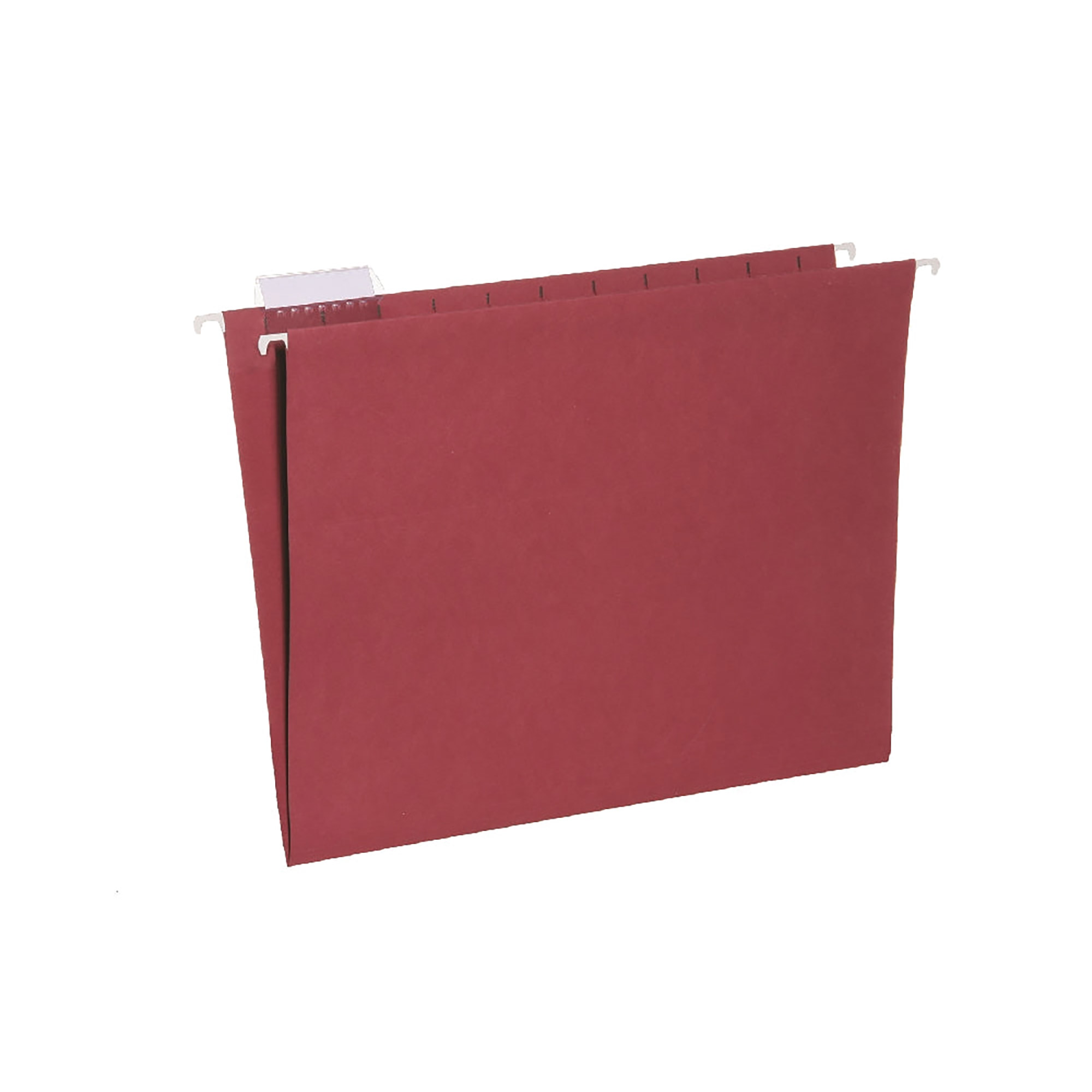 Folder, File, Hanging, 1/5 Cut Tabs, Recycled, Red, Letter - 25/BX