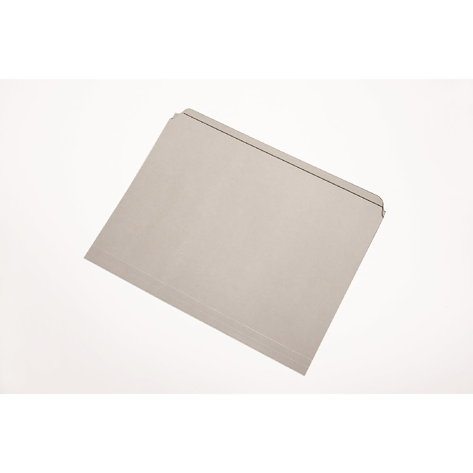 Folder, File, Straight Cut, Gray, Letter - 100/BX