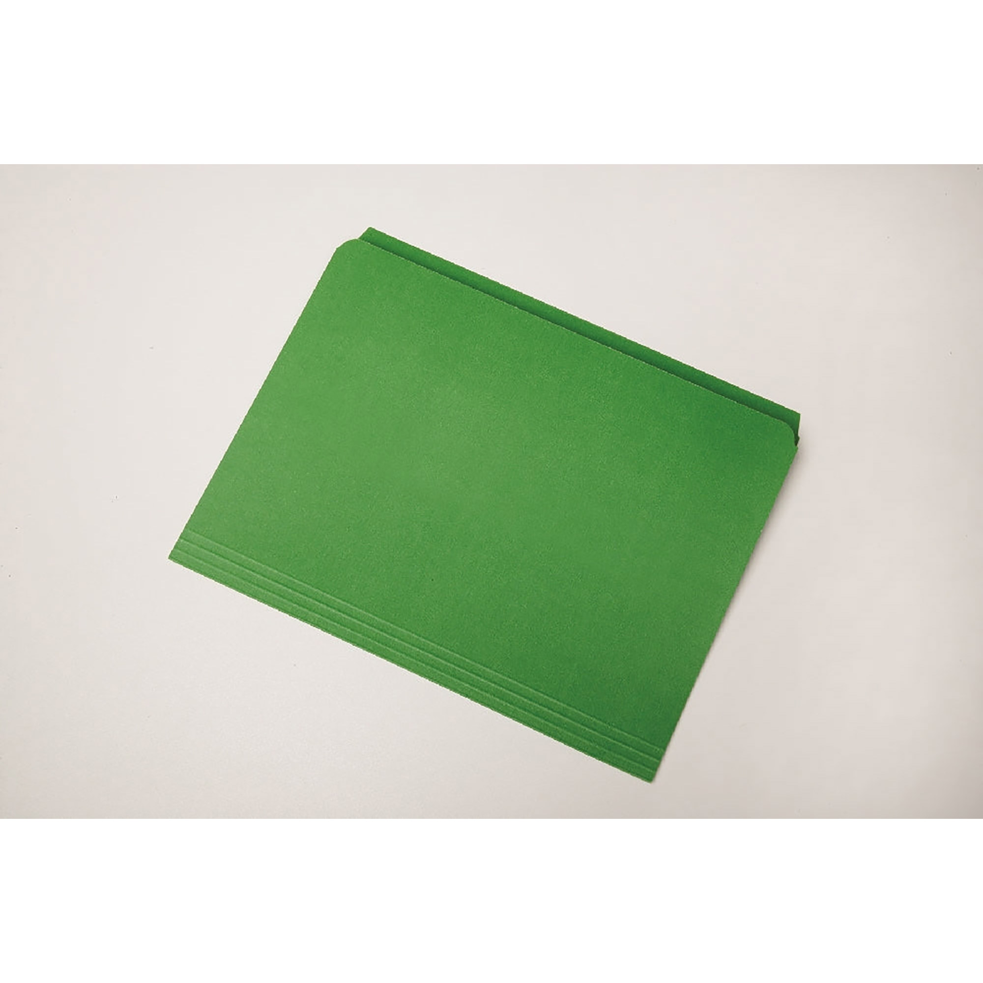 Folder, File, Straight Cut, Green, Letter - 100/BX