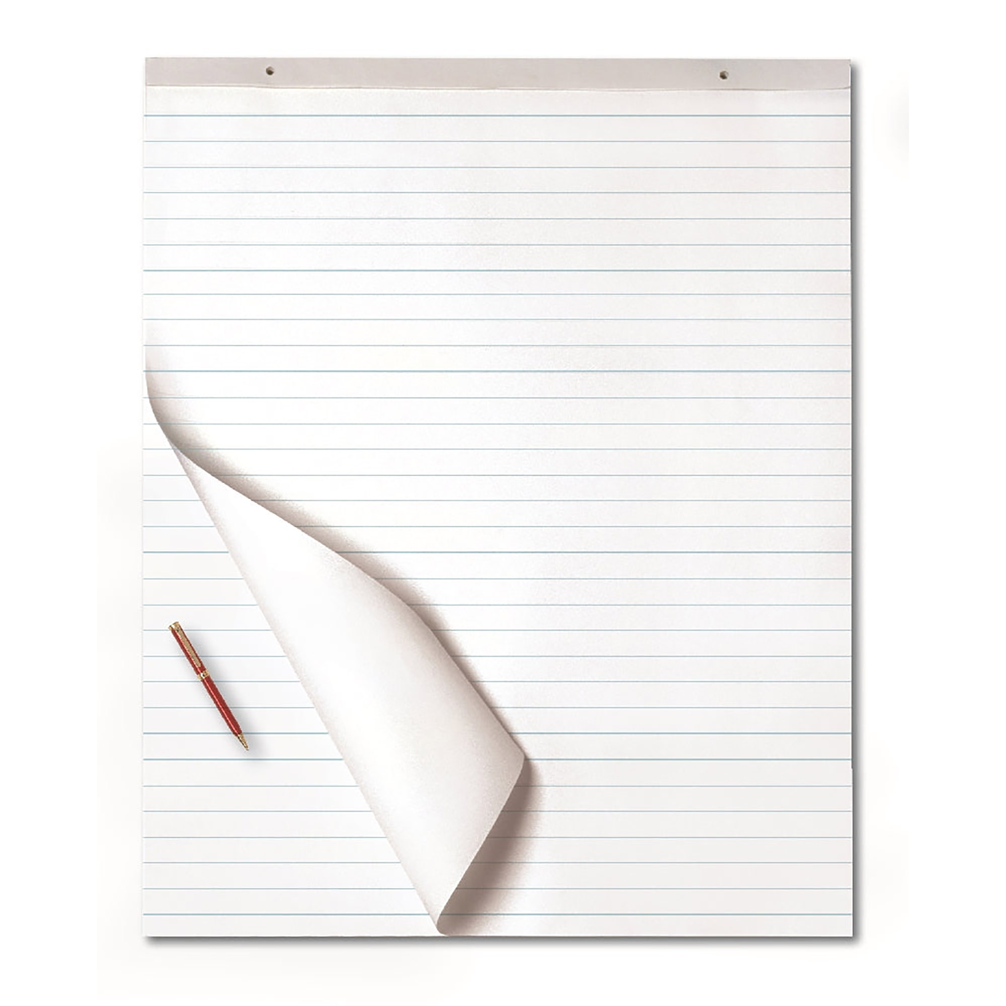 Easel Pad, Ruled, White, 27" x 34" - 8/PK