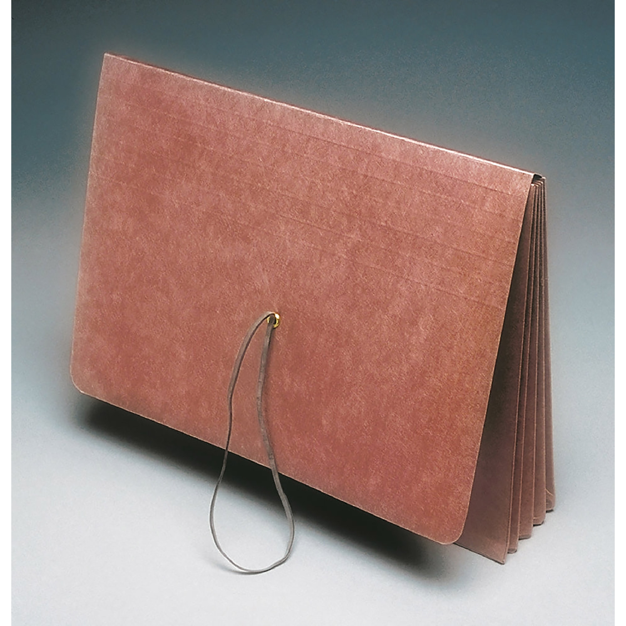 Filing Wallet, Expanding, With Band, Red, 9-1/2" x 11-3/4" - 5/PK