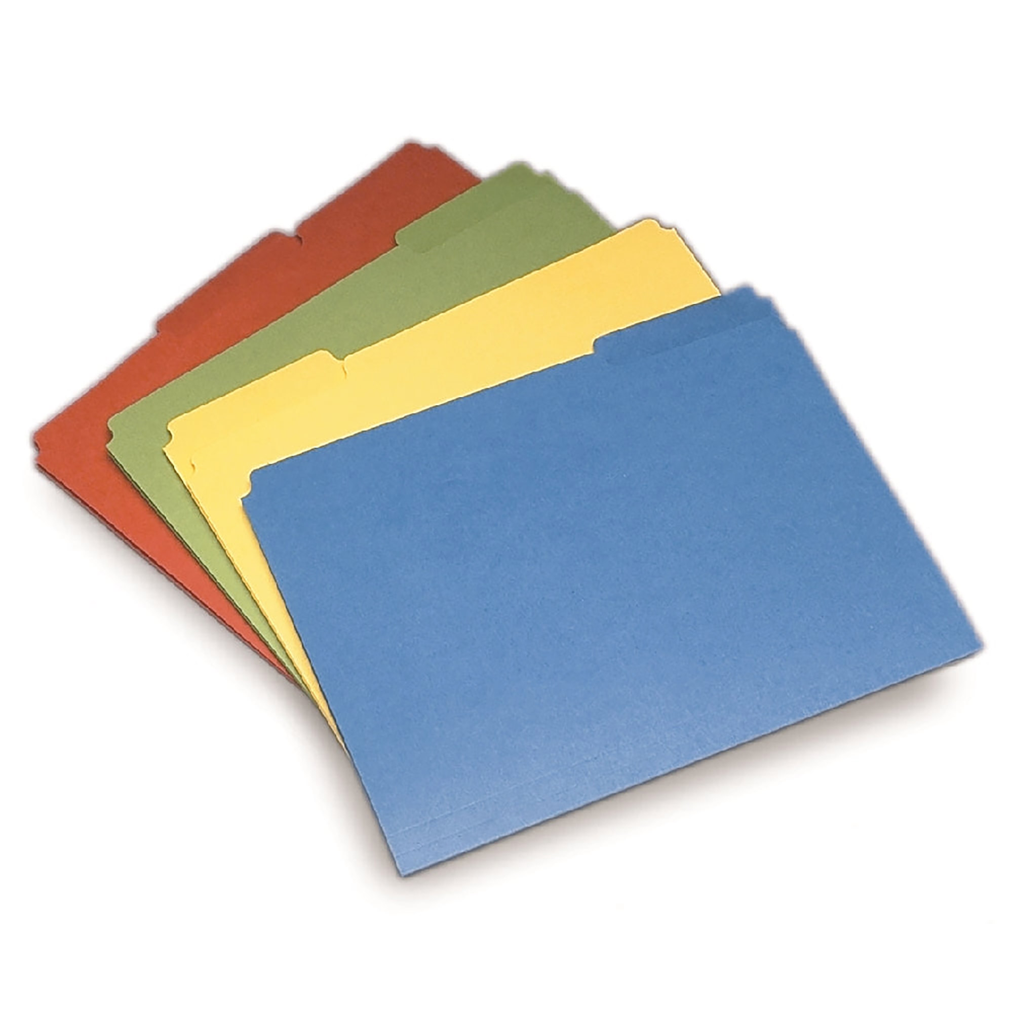Folder, File, 1/3 Cut, Assorted Colors, Letter, Pack Of 24