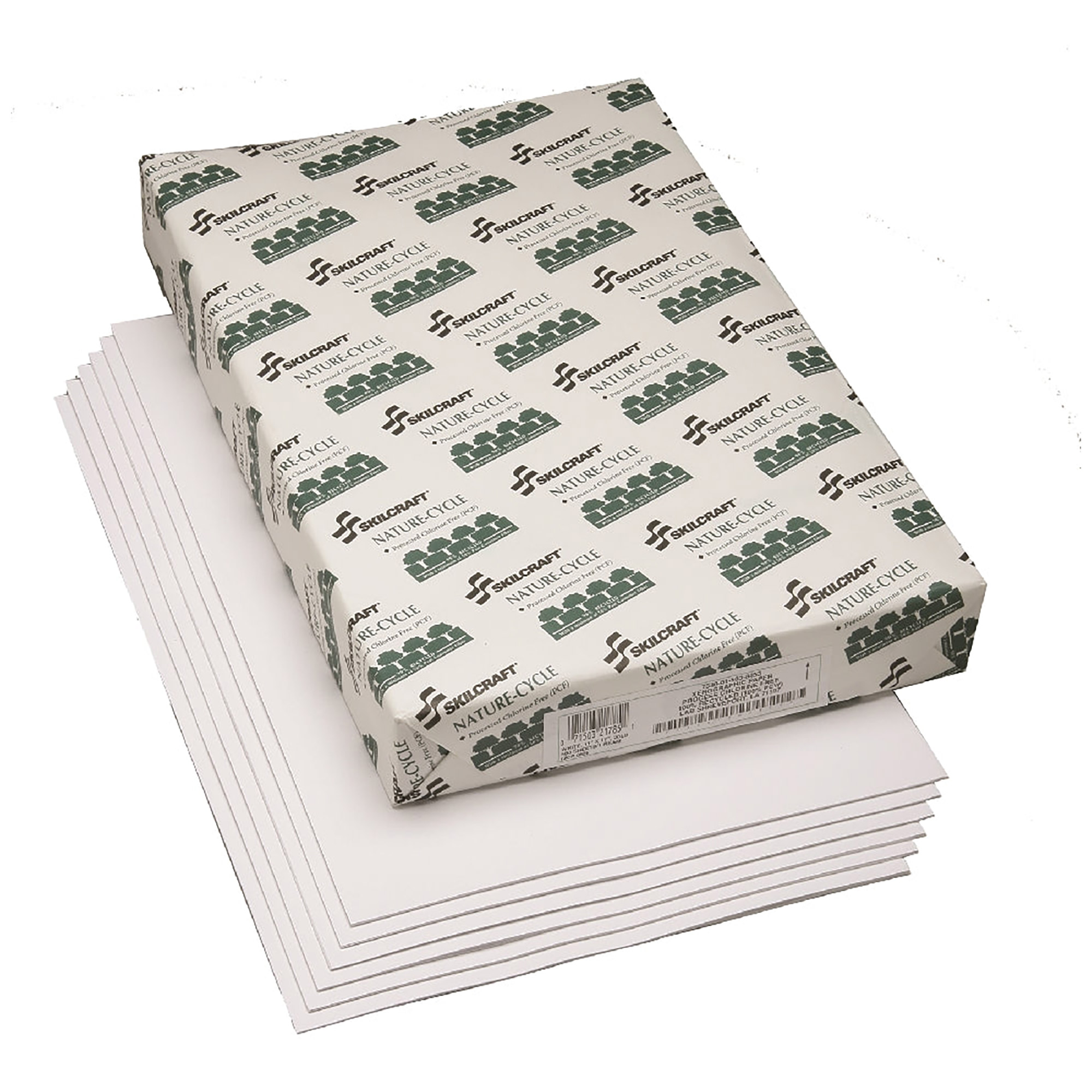 Paper, Process Chlorine Free, Dual Purpose, White, 11" x 17" - 5/BX