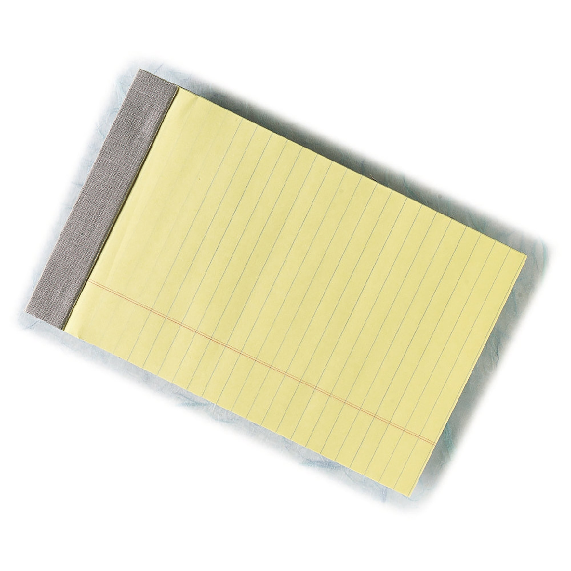 Pad, Writing Paper, Top Bound, Narrow Rule, Canary, 8-1/2" x 11-3/4" - 12/PK