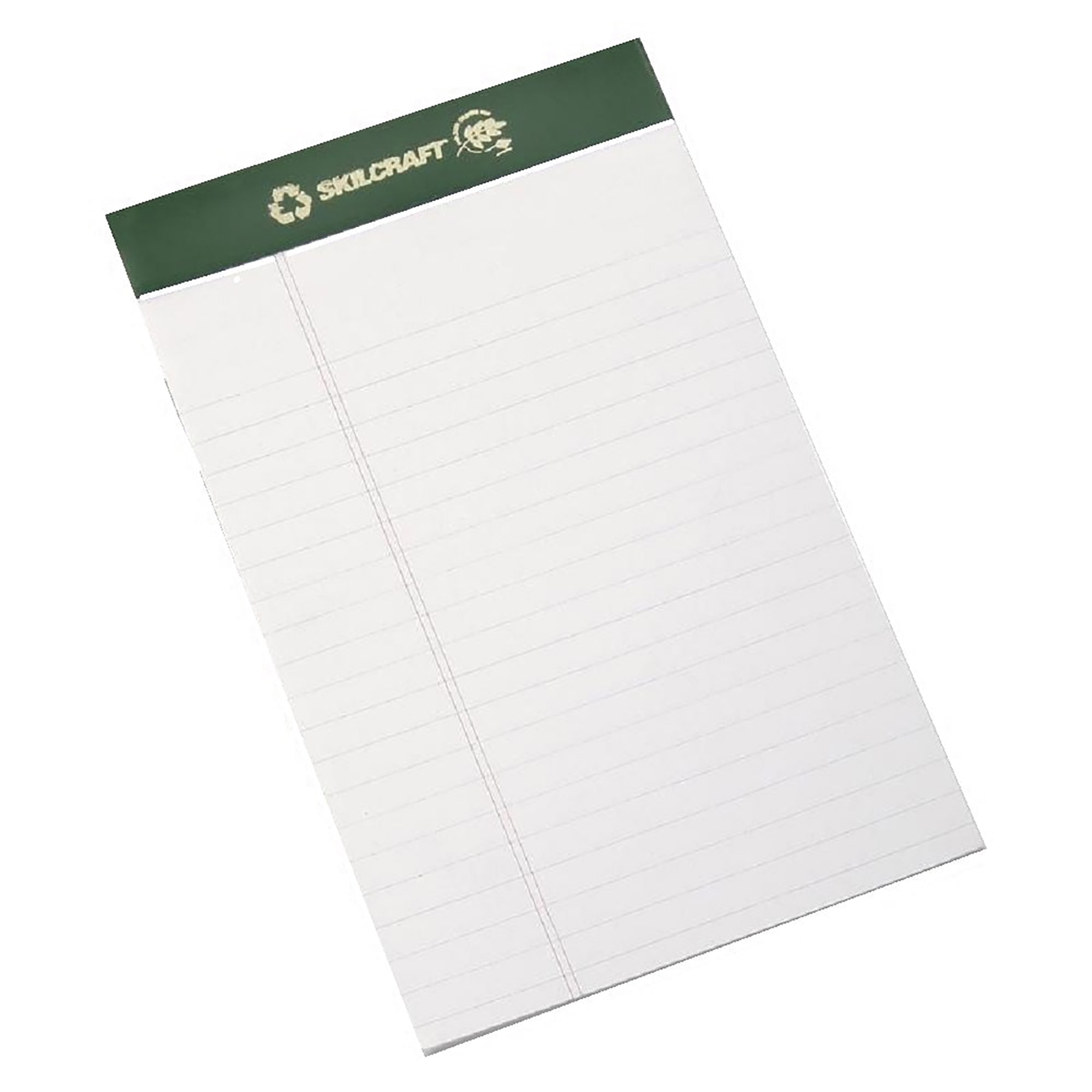 Pad, Writing Paper, Top Bound, Legal Ruled, White, 5" x 8" - 12/PK