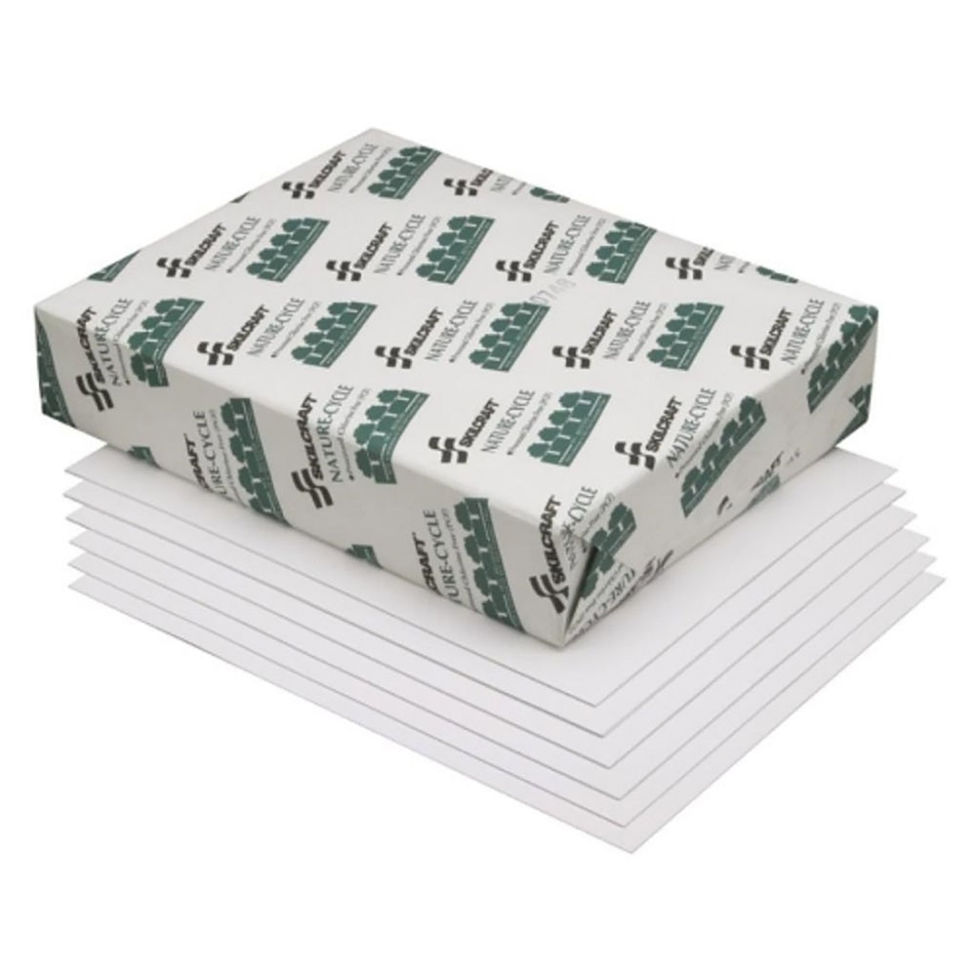 Nature-Cycle Paper, Process Chlorine Free, Dual Purpose, White, 8.5" x 11" - 500/BX