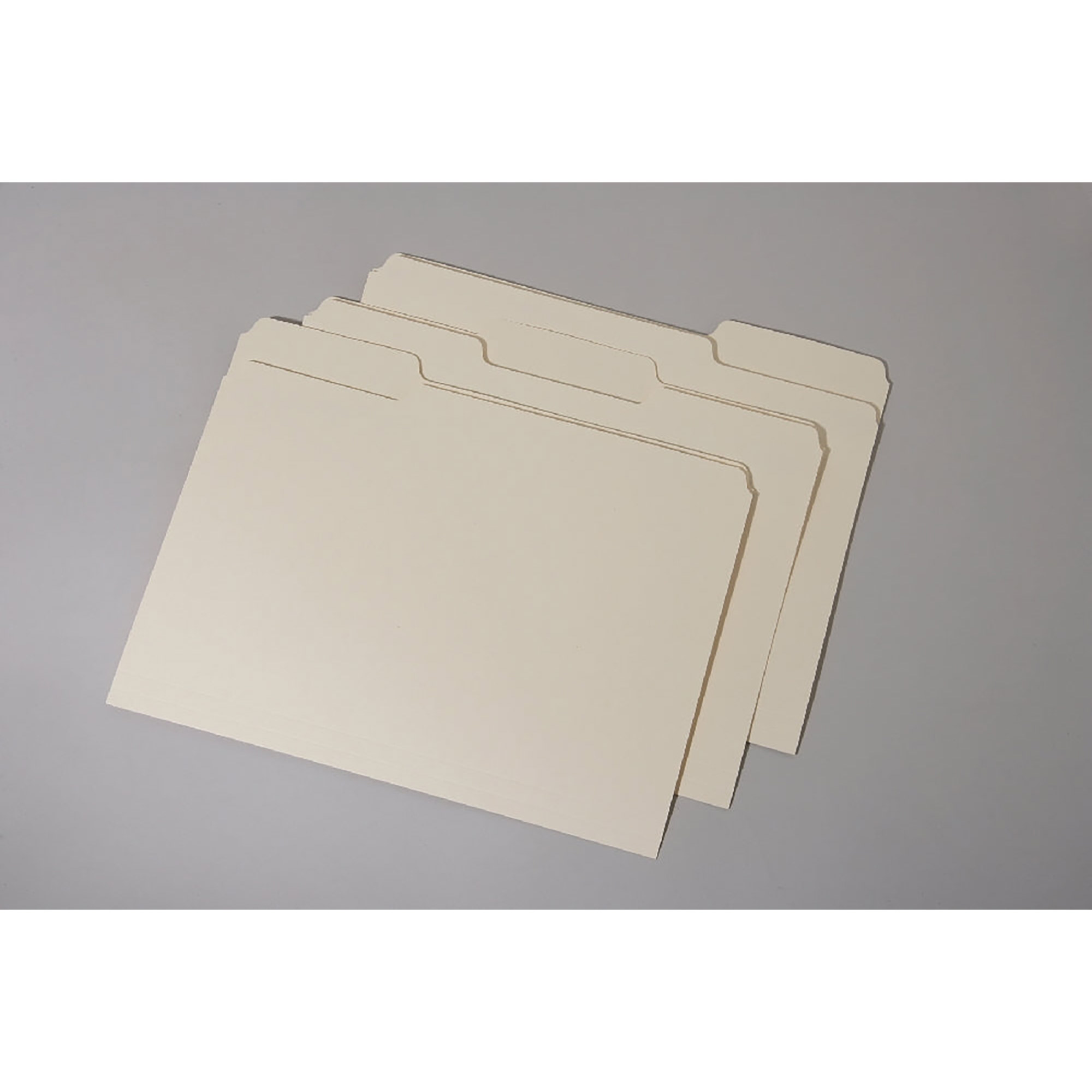 Folders, File, Interior Height, Manila, 1/3 Cut, Letter - 100/PK