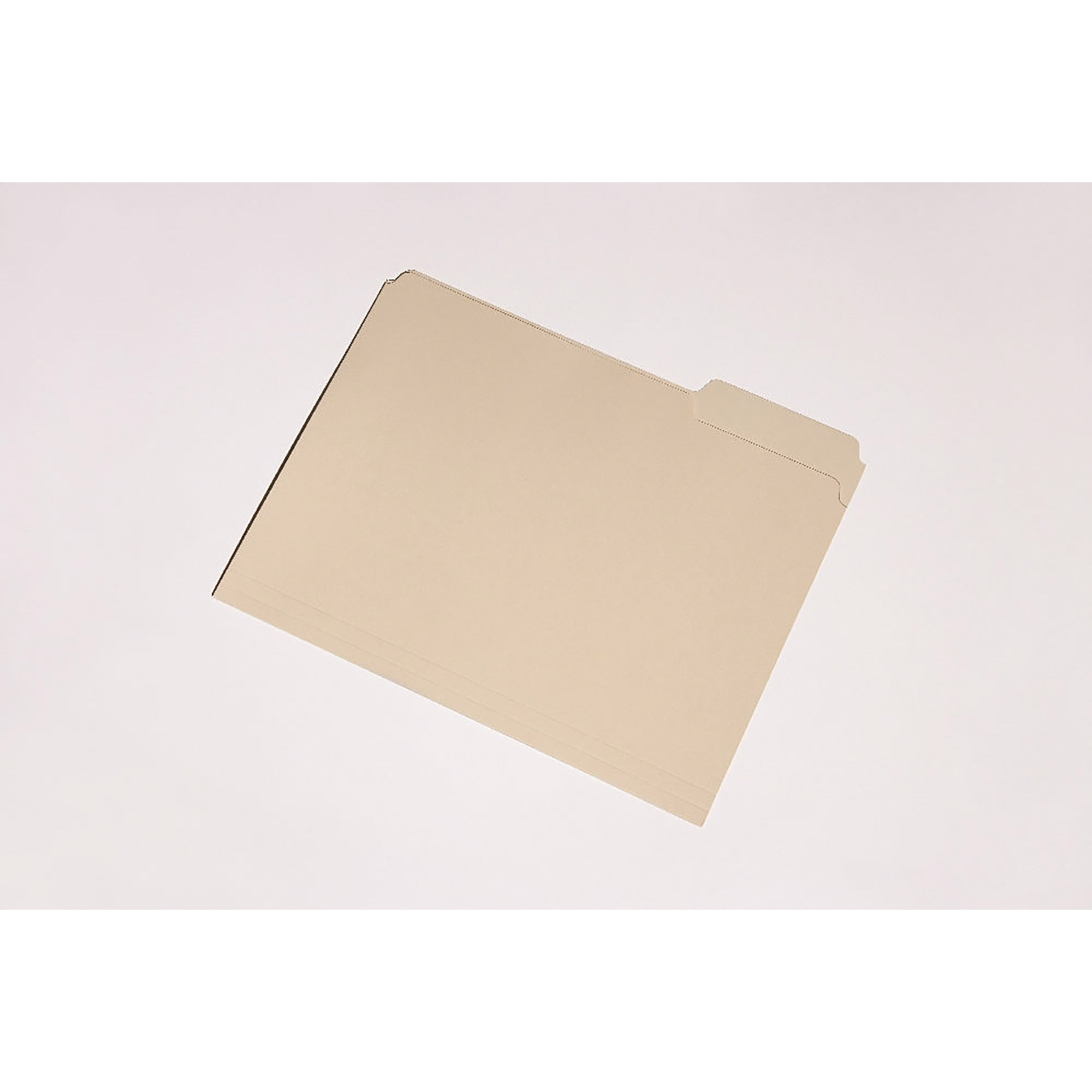 File Folder, Single Tab, 1/3 Cut, Letter, Position 3 - 100/BX