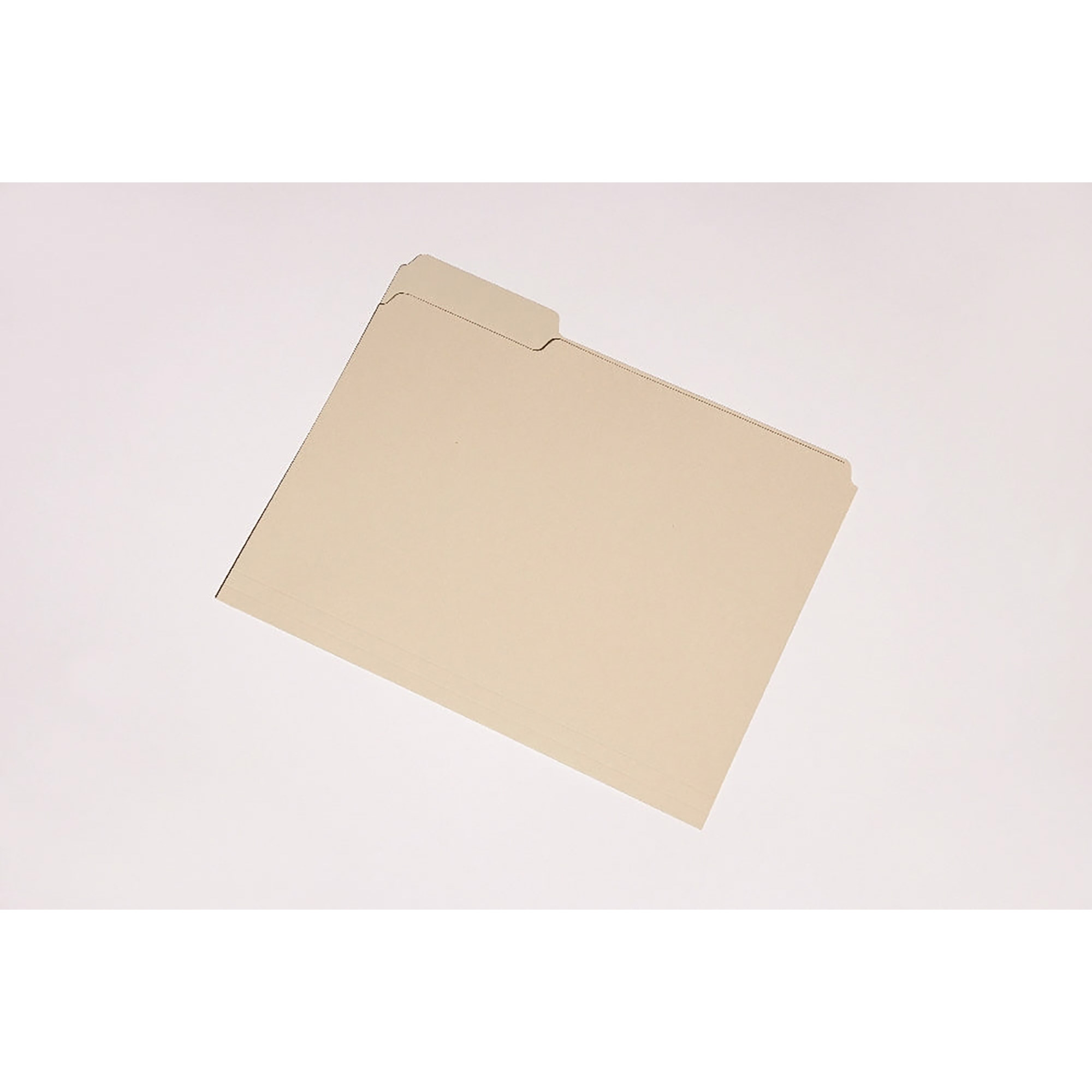 File Folder, Single Tab, 1/3 Cut, Letter, Position 1 - 100/BX