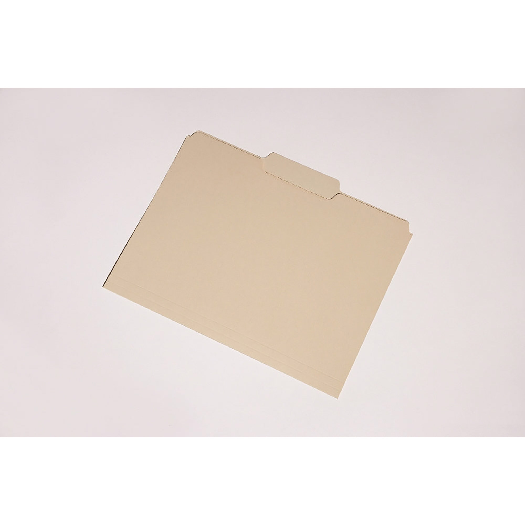 File Folder, Single Tab, 1/3 Cut, Letter, Position 2 - 100/BX