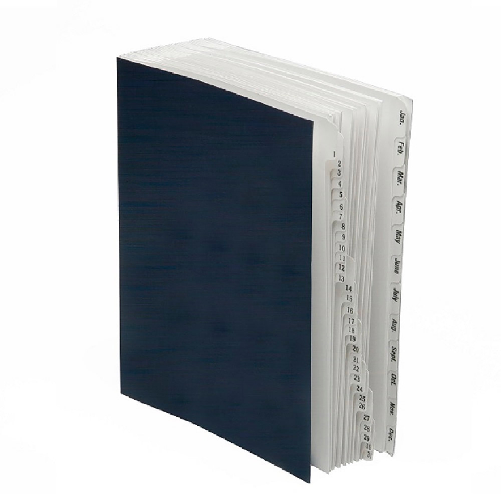 File Sorter, Day and Month, #1-31 & JAN - DEC, Pressboard, Blue - Each