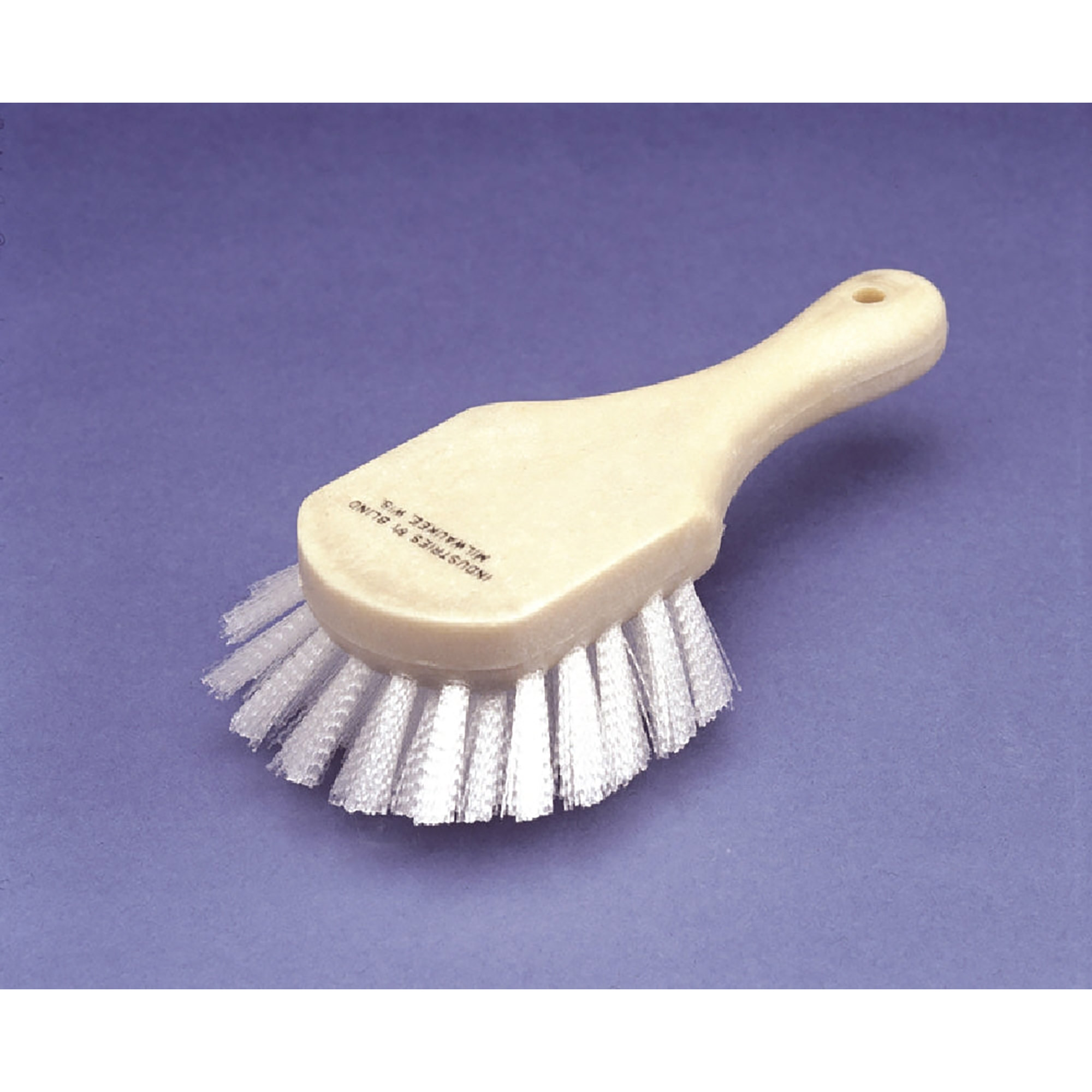 Brush, Scrub, All-Purpose, White Bristles, 3 x 3-3/4" - Each