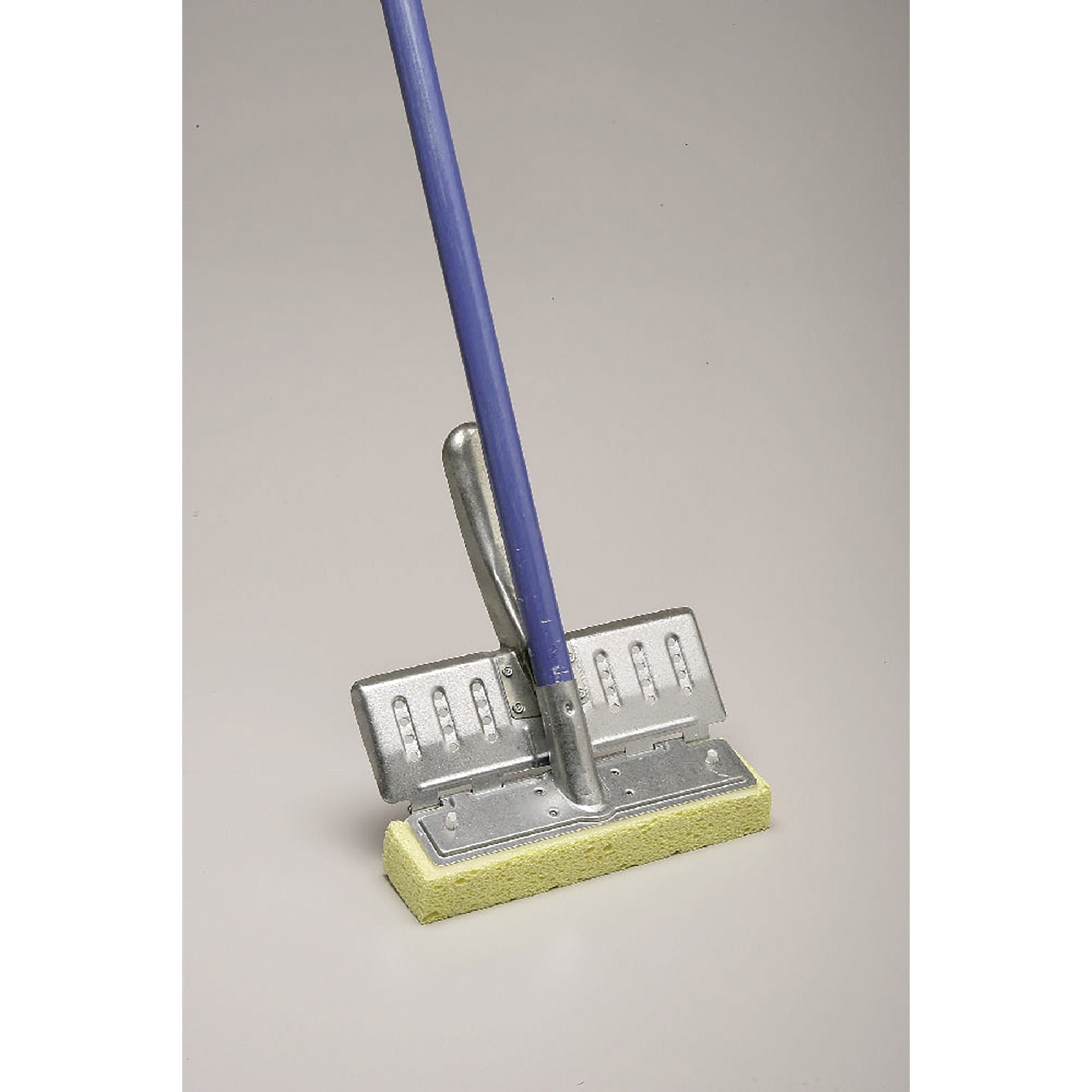 Mop, Cellulose Sponge, Blue Handle, Yellow Sponge, 36" Handle, 8-1/4" x 2" x 1-1/4" Sponge - 6/BX