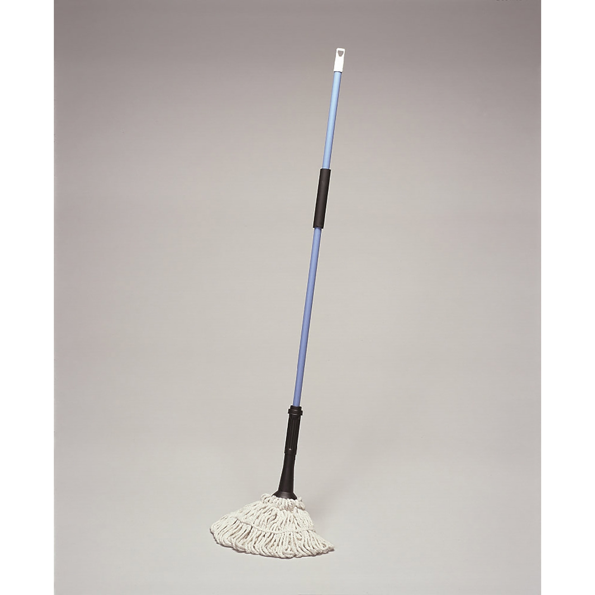 Mop, Twist-Wring, Blue and Black Handle, White Mop Head, 54" Handle - Each